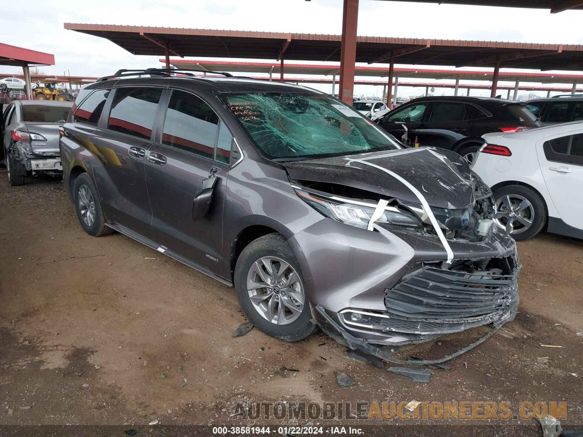 5TDYRKEC9MS053676 TOYOTA SIENNA 2021