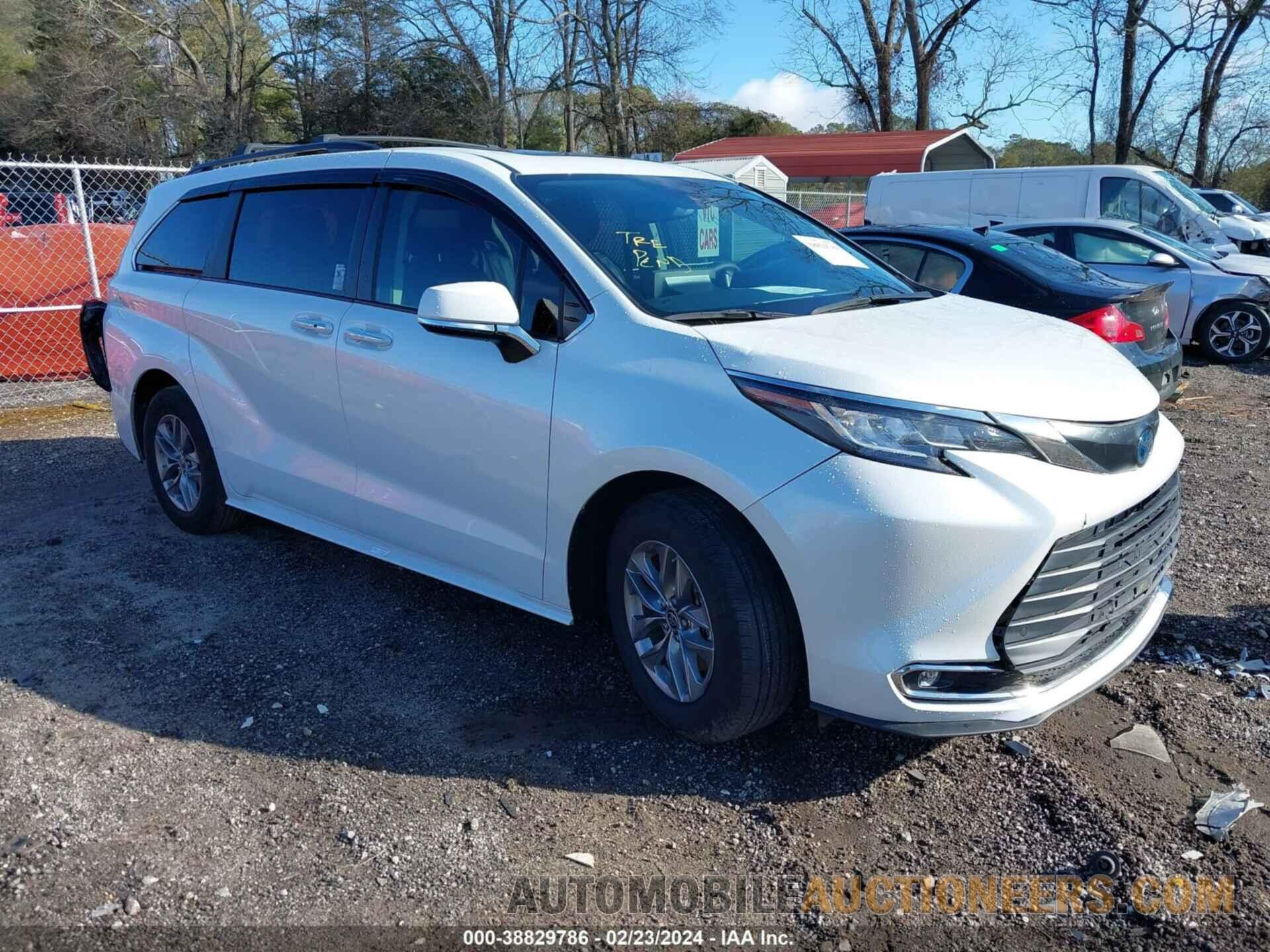 5TDYRKEC9NS091734 TOYOTA SIENNA 2022