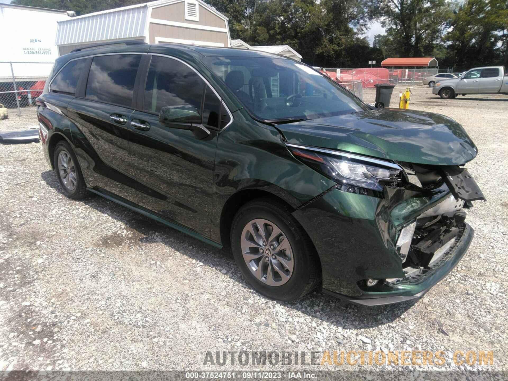 5TDYRKEC9NS097467 TOYOTA SIENNA 2022