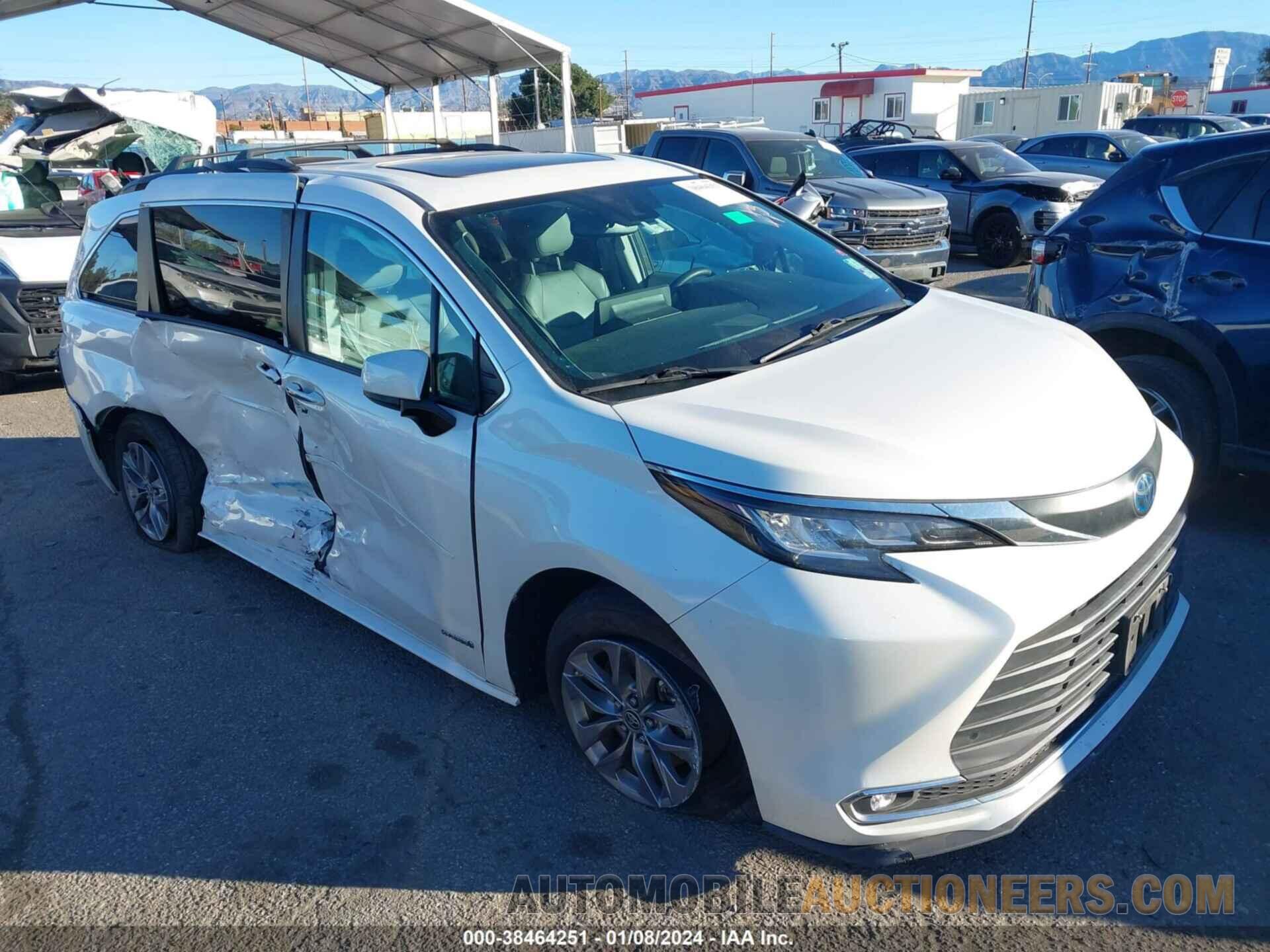 5TDYRKECXMS006656 TOYOTA SIENNA 2021