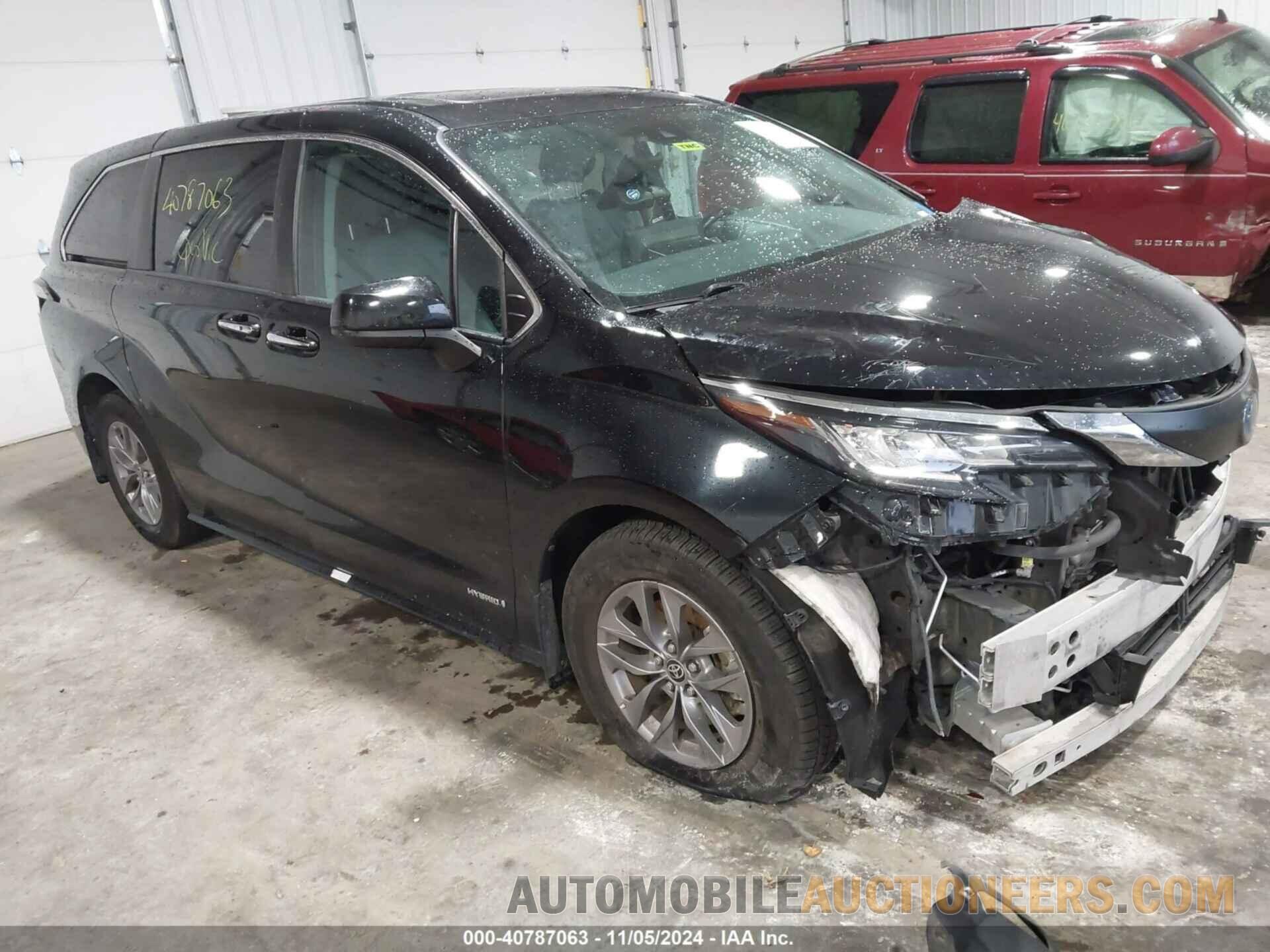 5TDYRKECXMS024302 TOYOTA SIENNA 2021