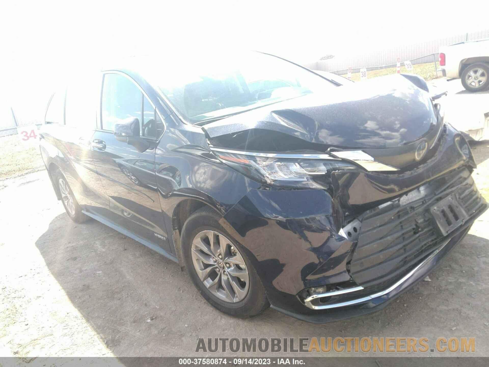 5TDYRKECXMS058305 TOYOTA SIENNA 2021