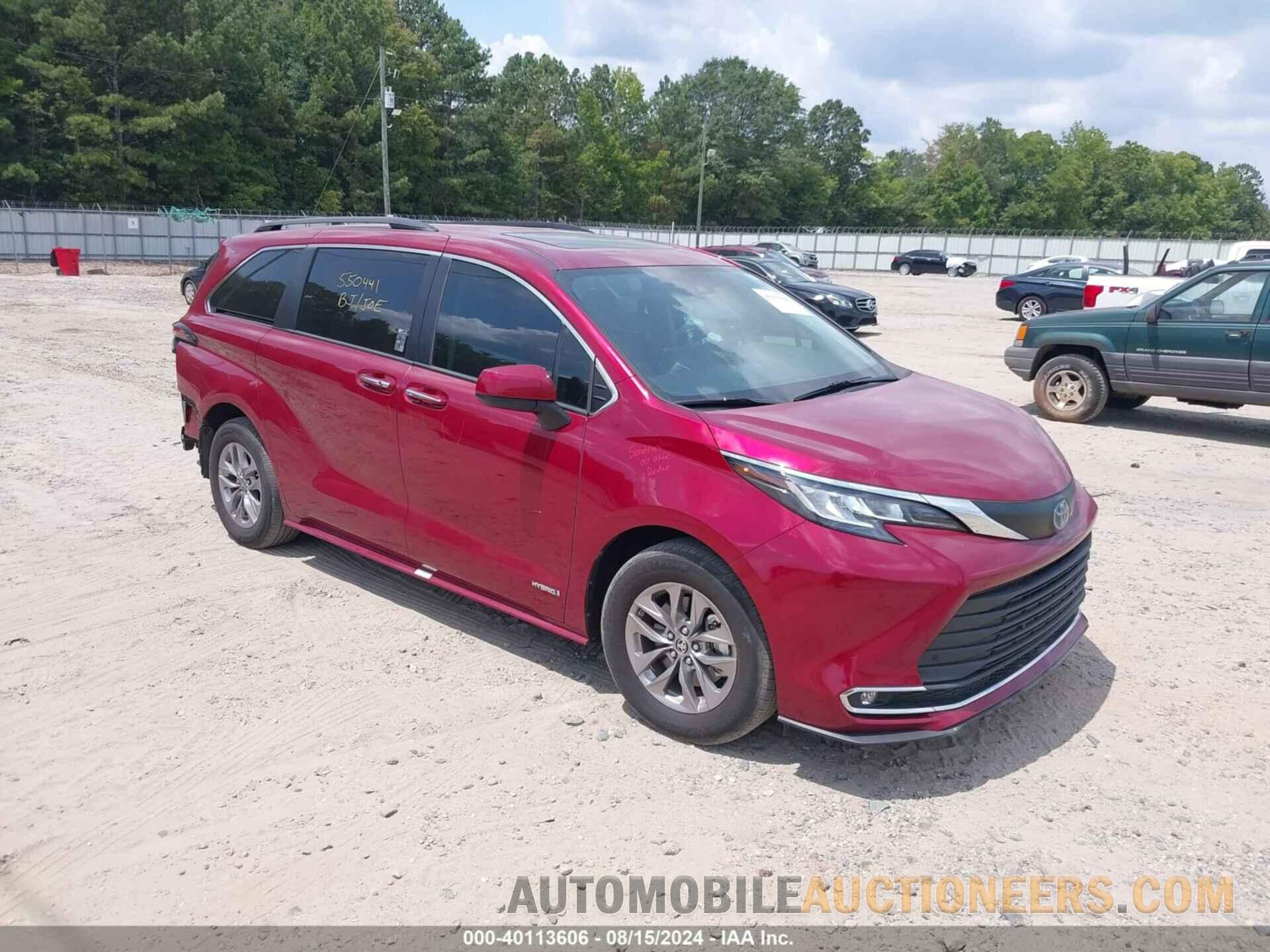 5TDYRKECXMS063486 TOYOTA SIENNA 2021