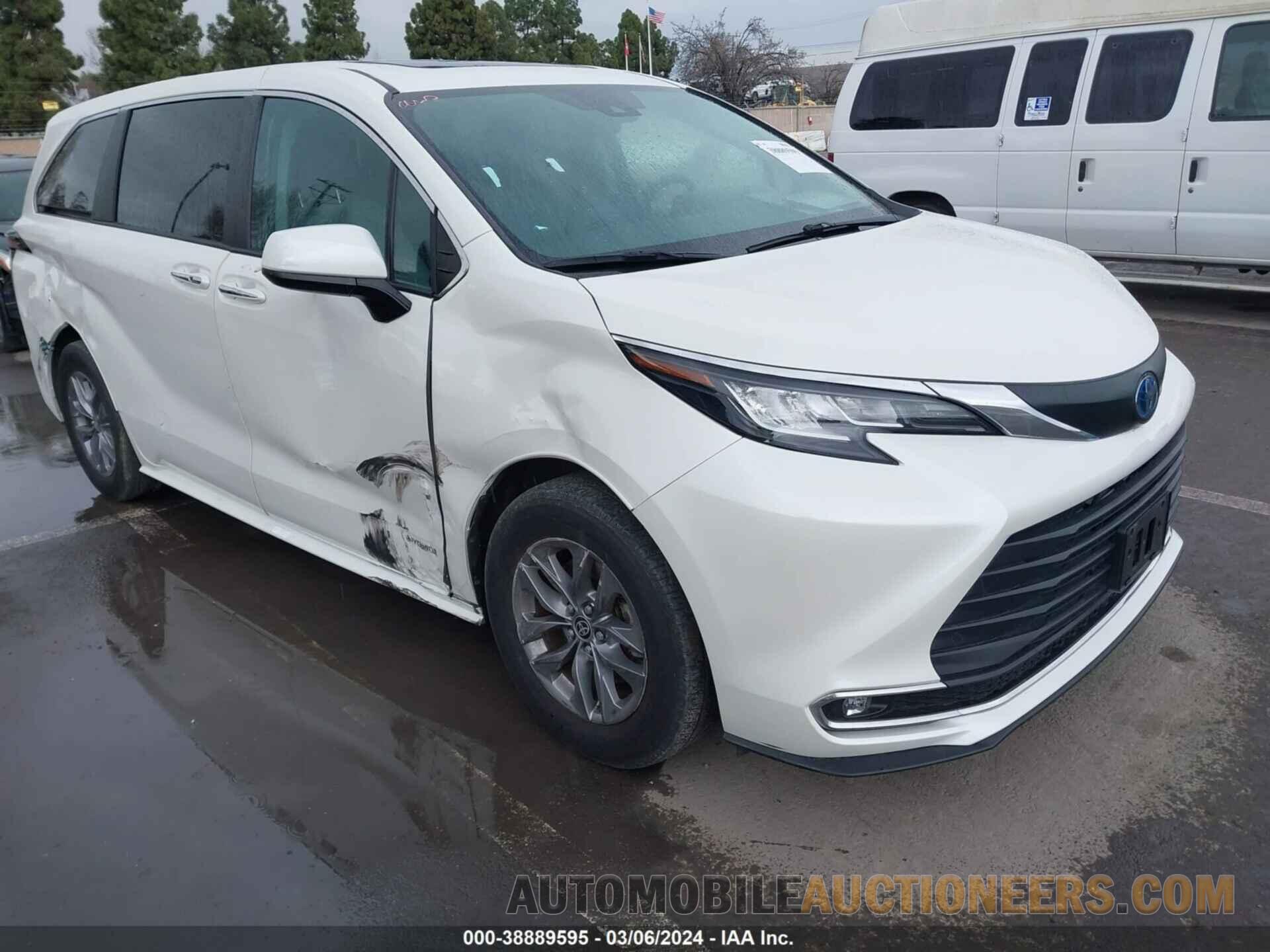 5TDYSKFC1MS012347 TOYOTA SIENNA 2021