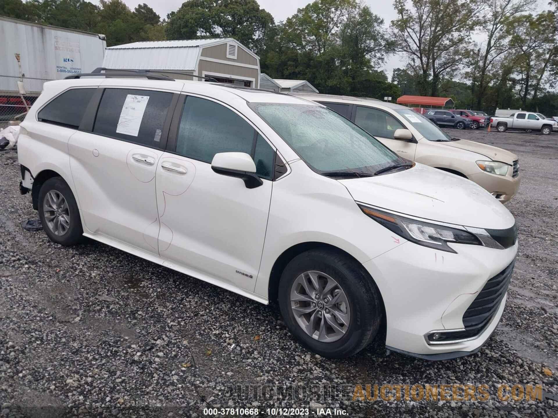 5TDYSKFC2MS016407 TOYOTA SIENNA 2021