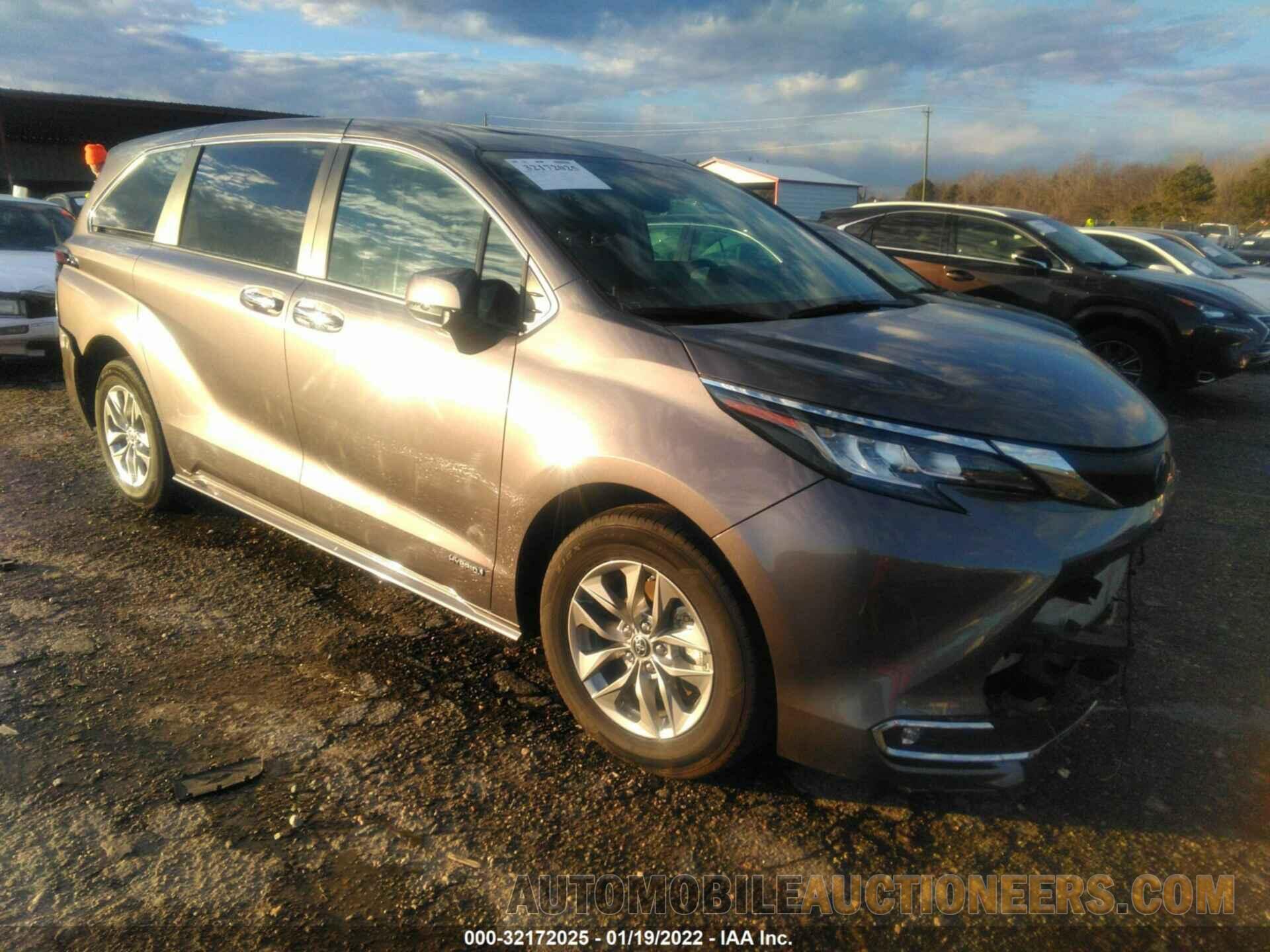 5TDYSKFC3MS004735 TOYOTA SIENNA 2021