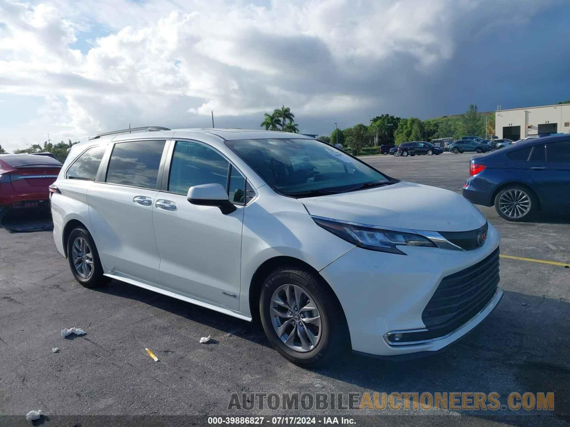 5TDYSKFC3MS005058 TOYOTA SIENNA 2021