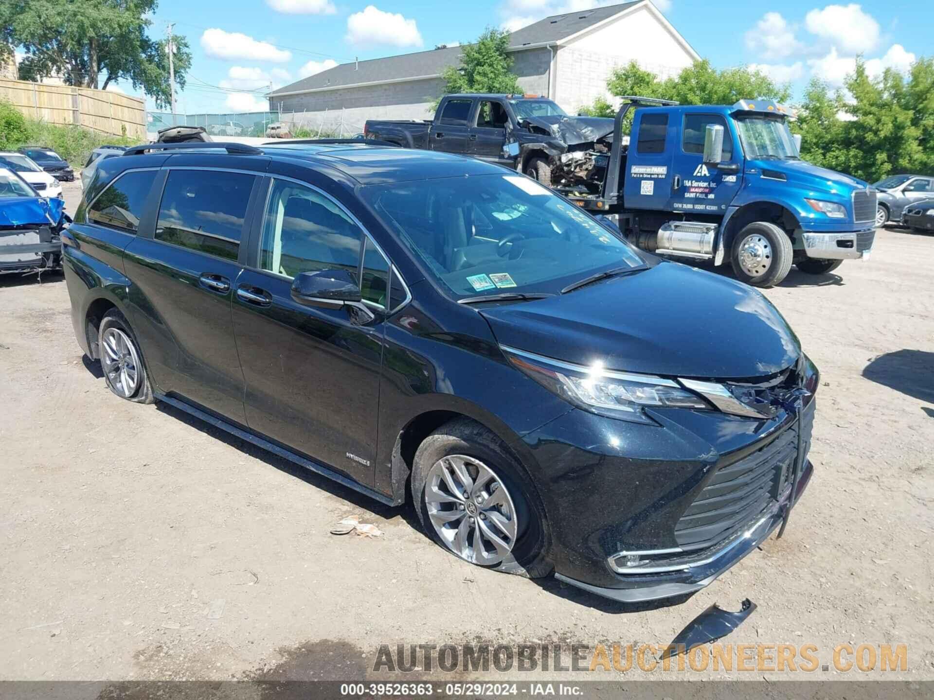 5TDYSKFC3MS028467 TOYOTA SIENNA 2021