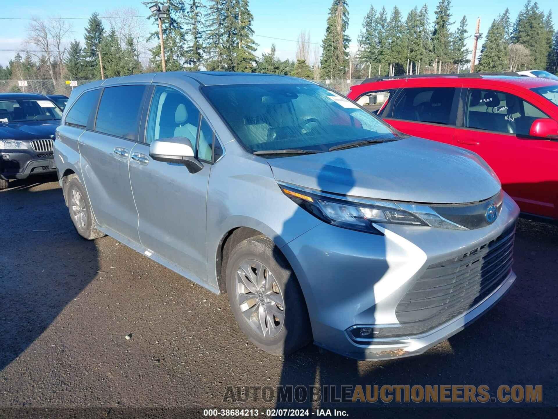 5TDYSKFC3NS069828 TOYOTA SIENNA 2022