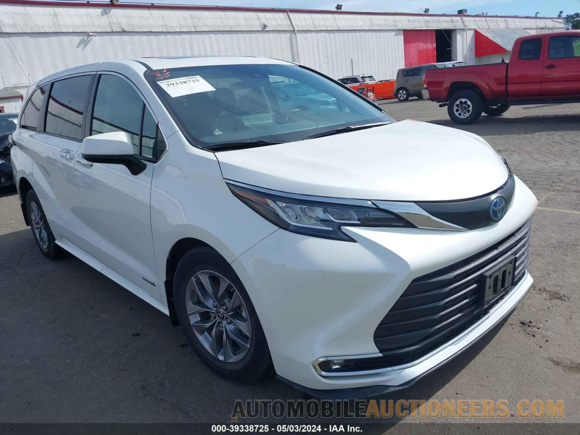 5TDYSKFC4MS022063 TOYOTA SIENNA 2021