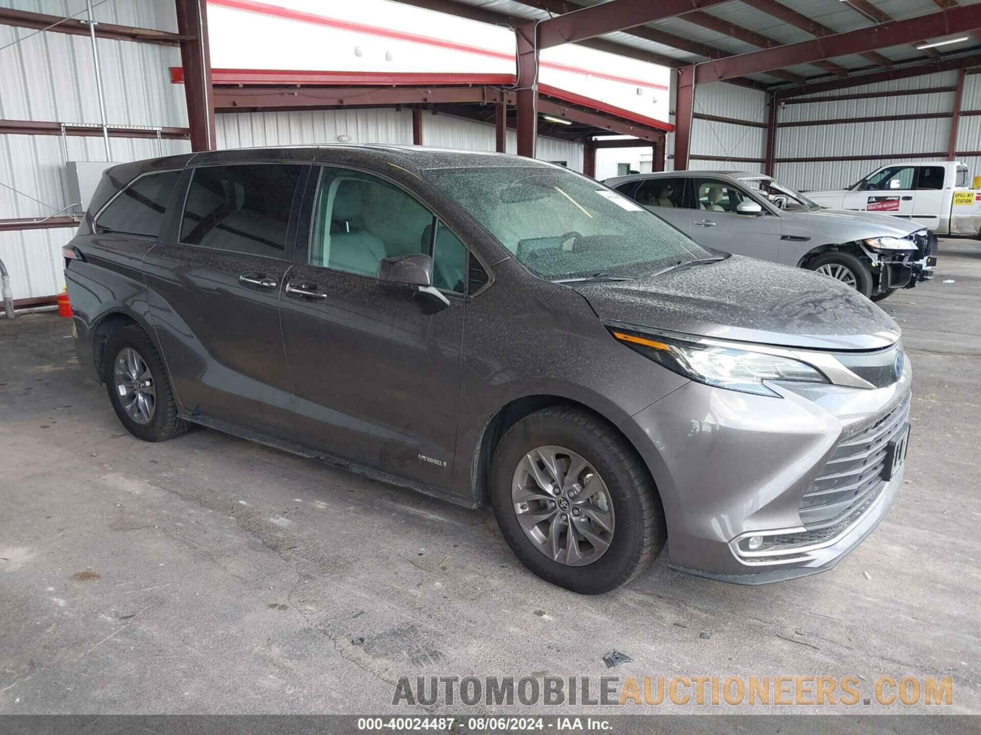 5TDYSKFC4MS025738 TOYOTA SIENNA 2021