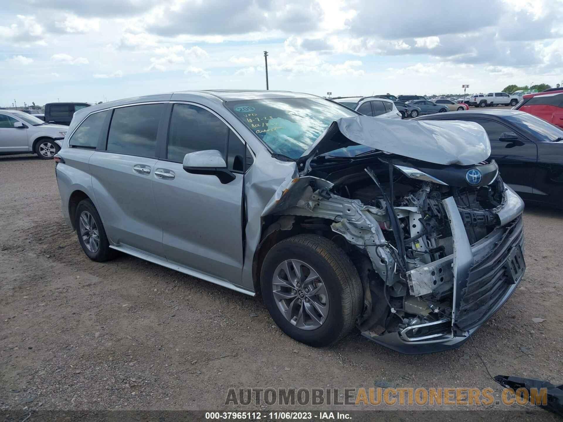 5TDYSKFC4NS072026 TOYOTA SIENNA 2022