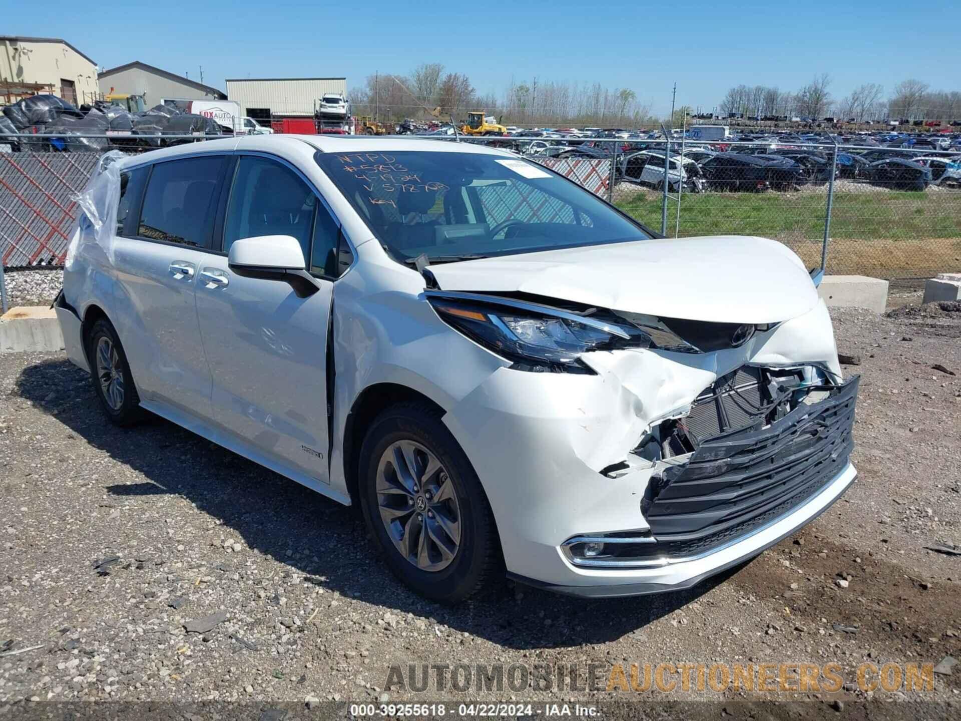 5TDYSKFC5MS005787 TOYOTA SIENNA 2021