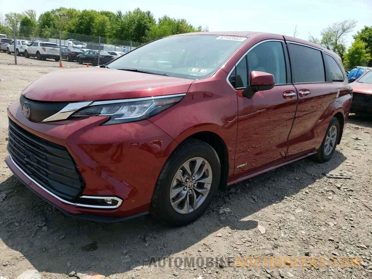 5TDYSKFC5MS013355 TOYOTA SIENNA 2021