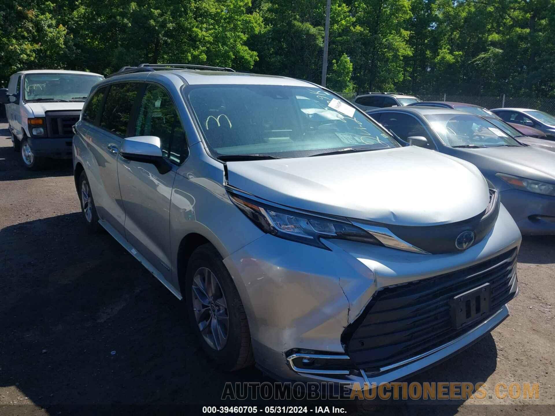 5TDYSKFC5MS019205 TOYOTA SIENNA 2021