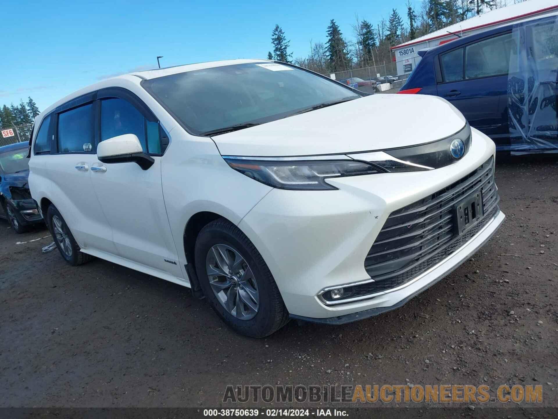 5TDYSKFC6MS030245 TOYOTA SIENNA 2021