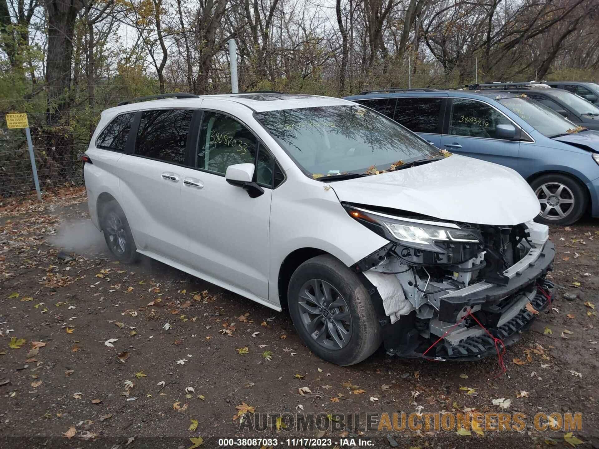 5TDYSKFC7NS042504 TOYOTA SIENNA 2022