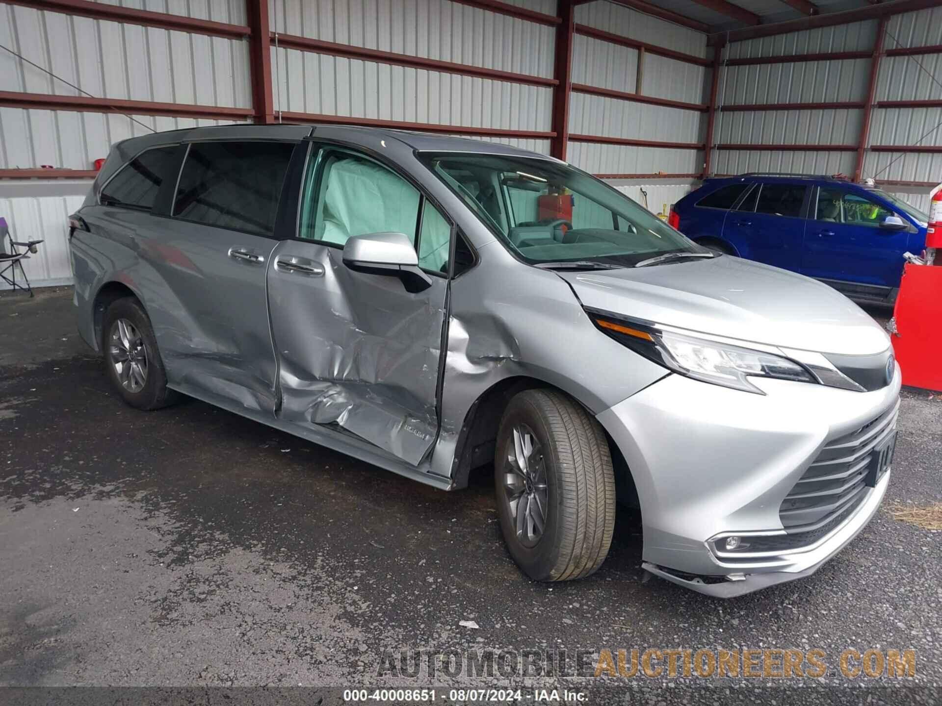 5TDYSKFC9MS005002 TOYOTA SIENNA 2021