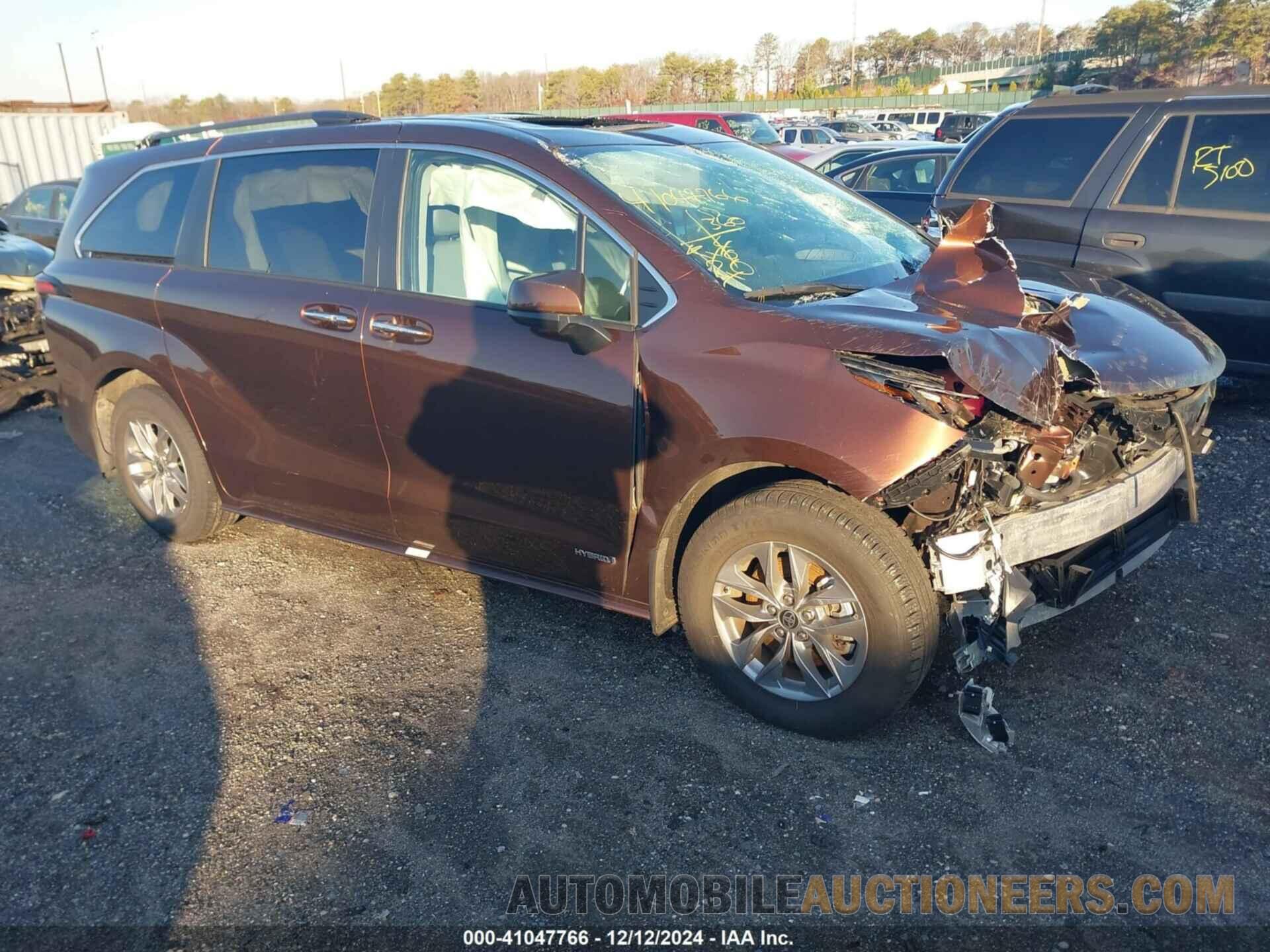 5TDYSKFCXMS036212 TOYOTA SIENNA 2021