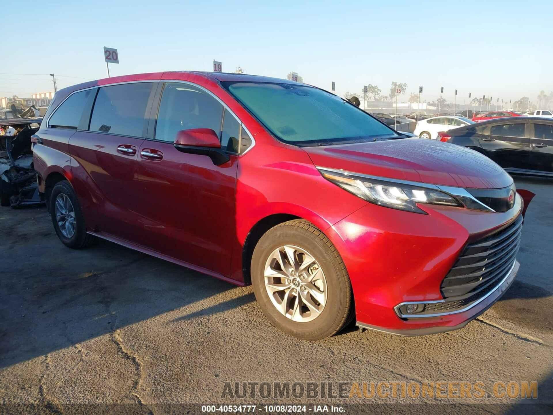 5TDYSKFCXNS067641 TOYOTA SIENNA 2022