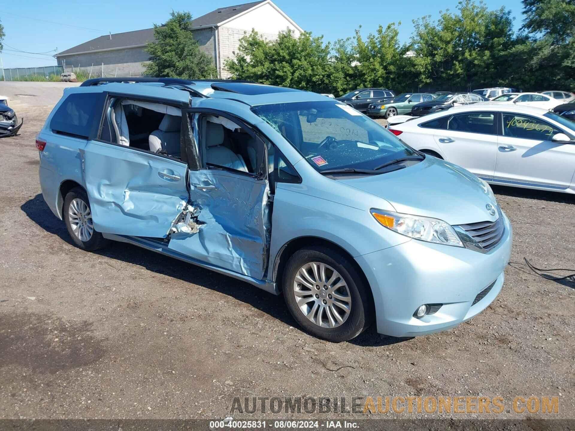 5TDYZ3DC0HS779729 TOYOTA SIENNA 2017