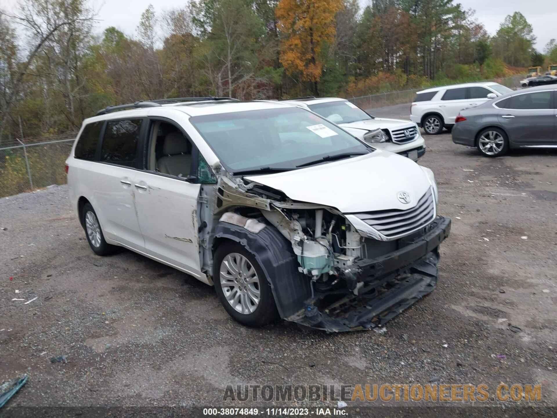 5TDYZ3DC0HS813555 TOYOTA SIENNA 2017