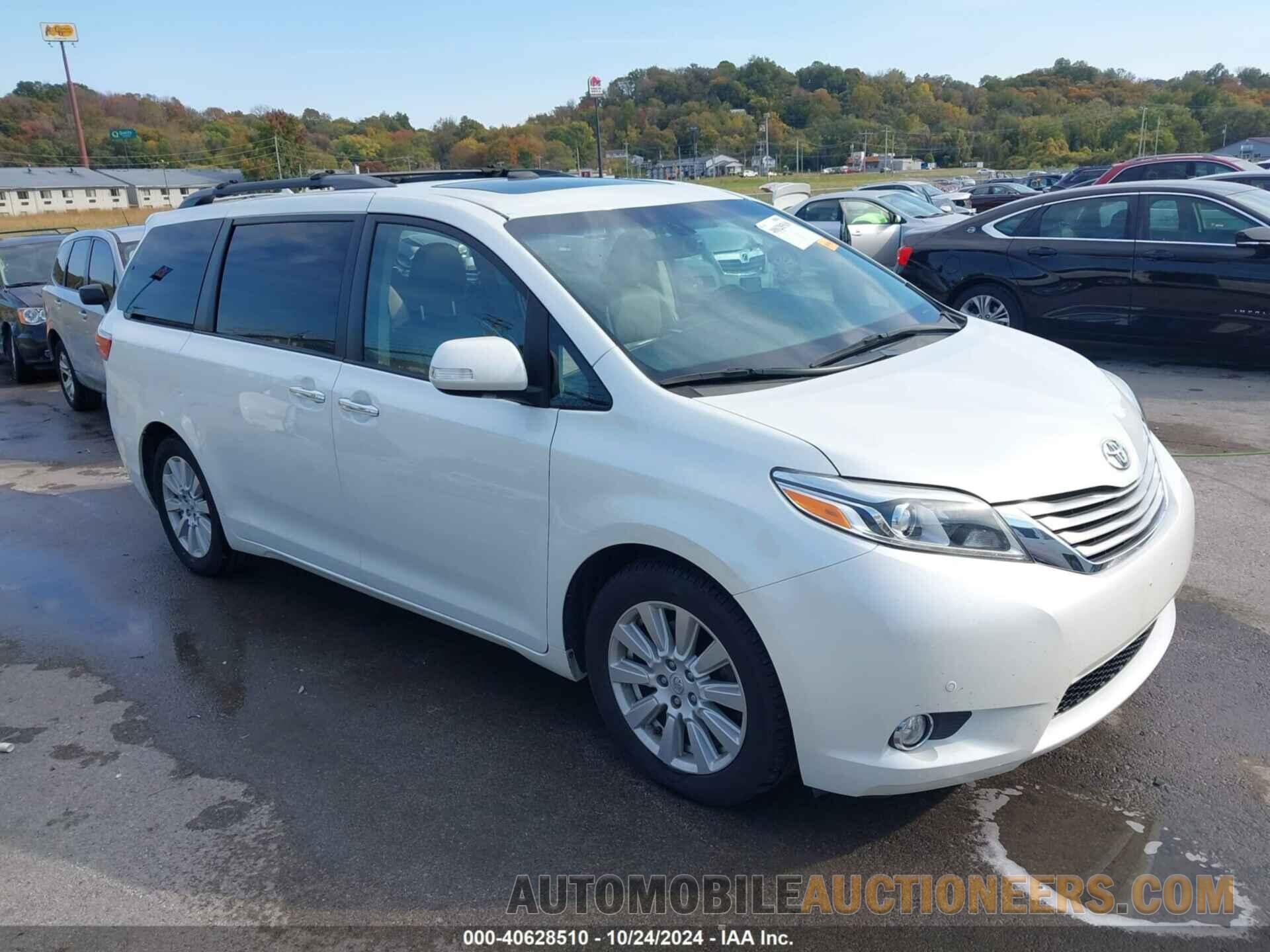 5TDYZ3DC0HS817525 TOYOTA SIENNA 2017