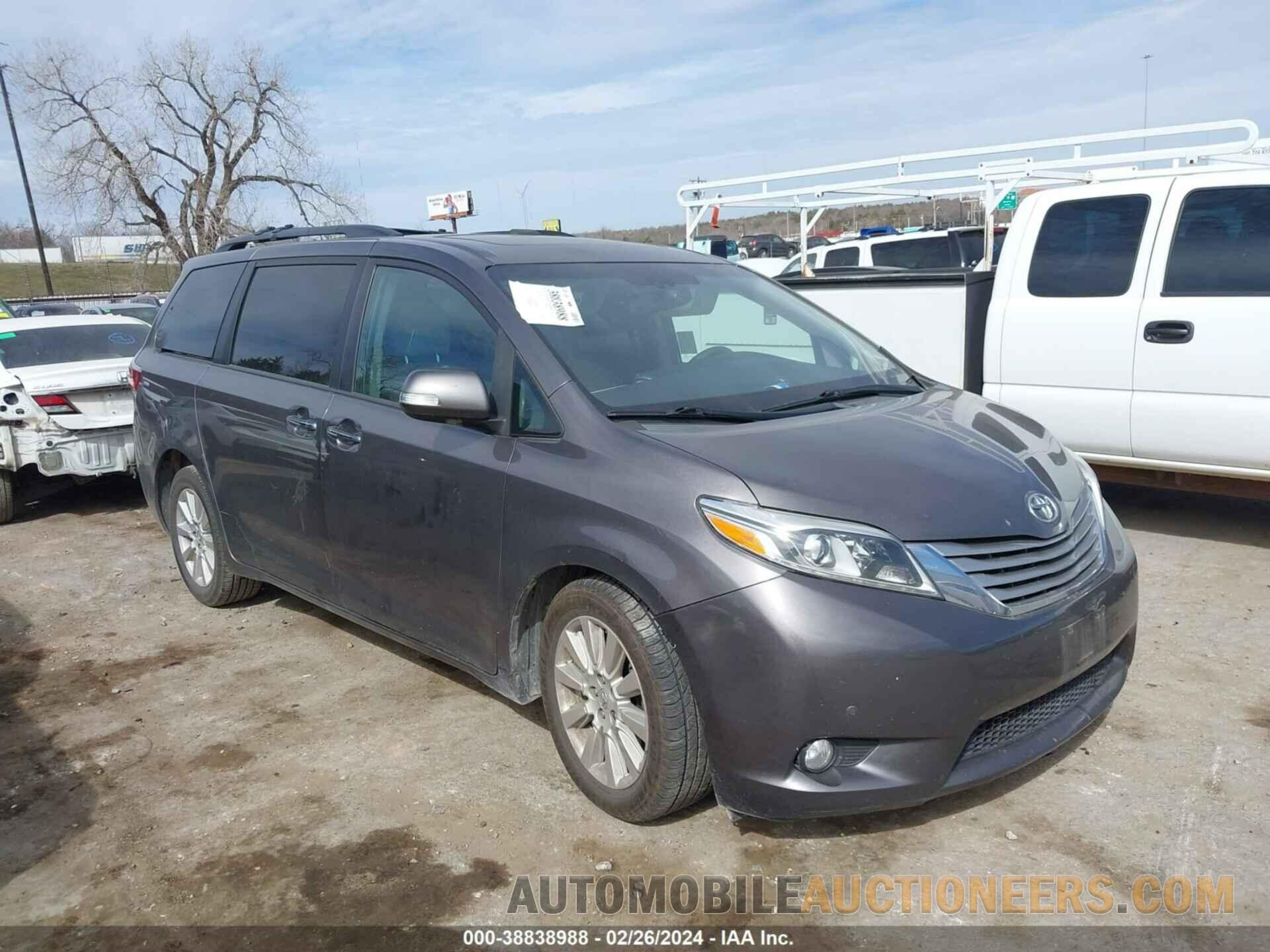 5TDYZ3DC1HS793011 TOYOTA SIENNA 2017