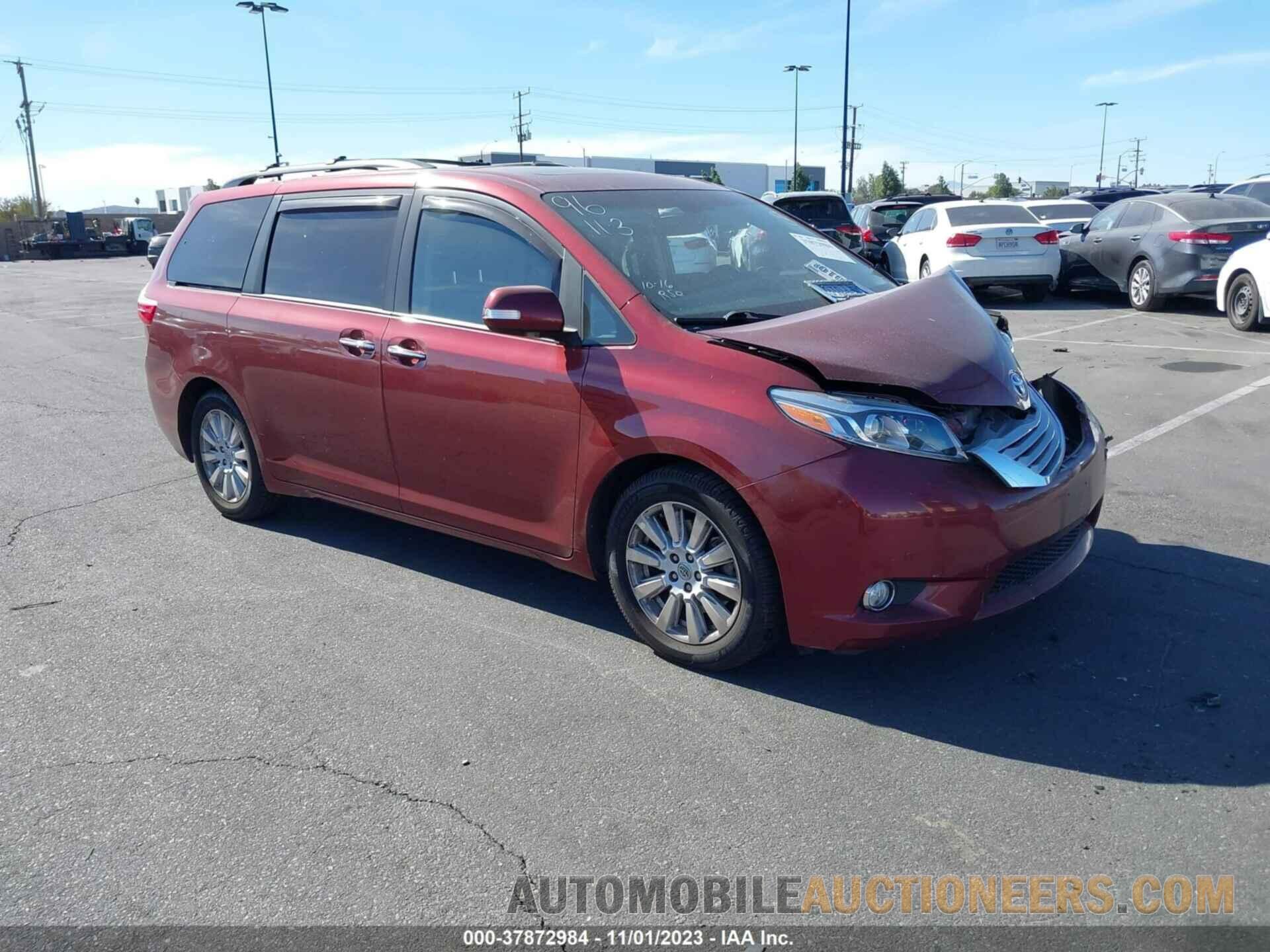 5TDYZ3DC2HS790277 TOYOTA SIENNA 2017