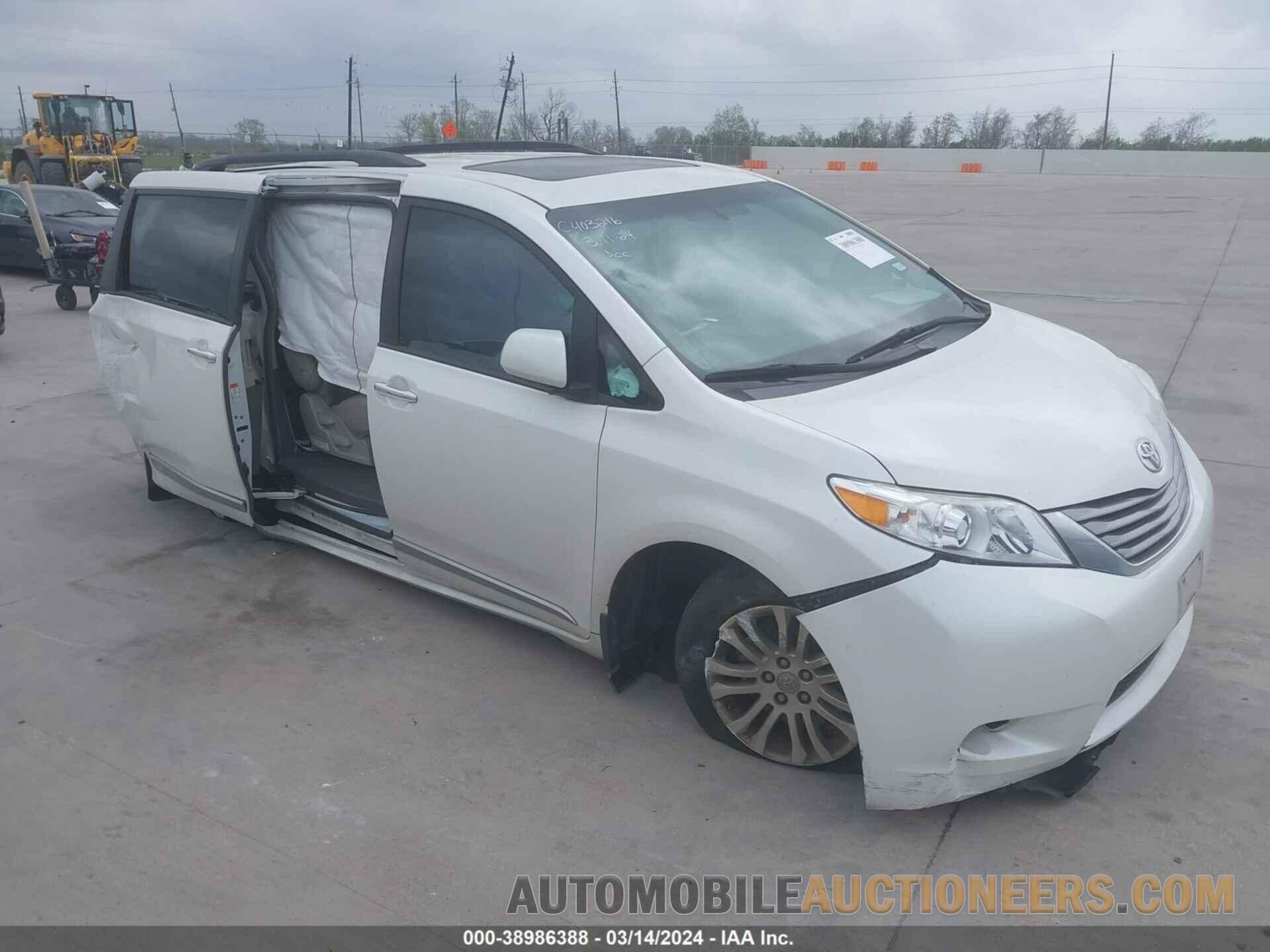 5TDYZ3DC2HS821396 TOYOTA SIENNA 2017