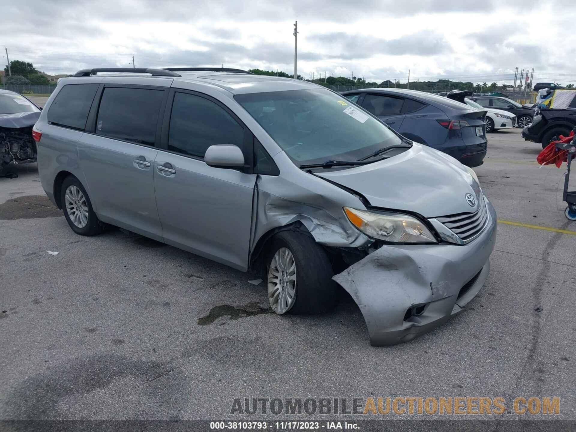 5TDYZ3DC6HS766855 TOYOTA SIENNA 2017