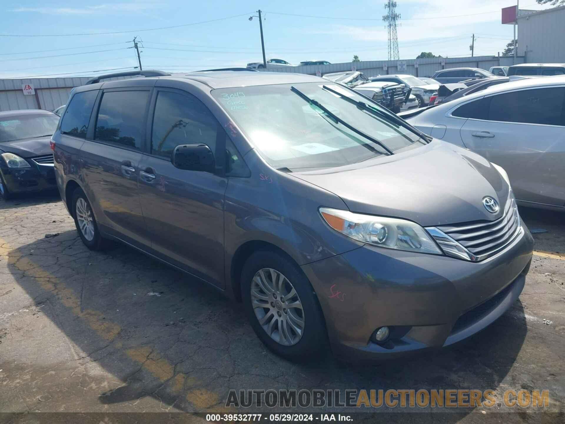 5TDYZ3DC6HS806187 TOYOTA SIENNA 2017