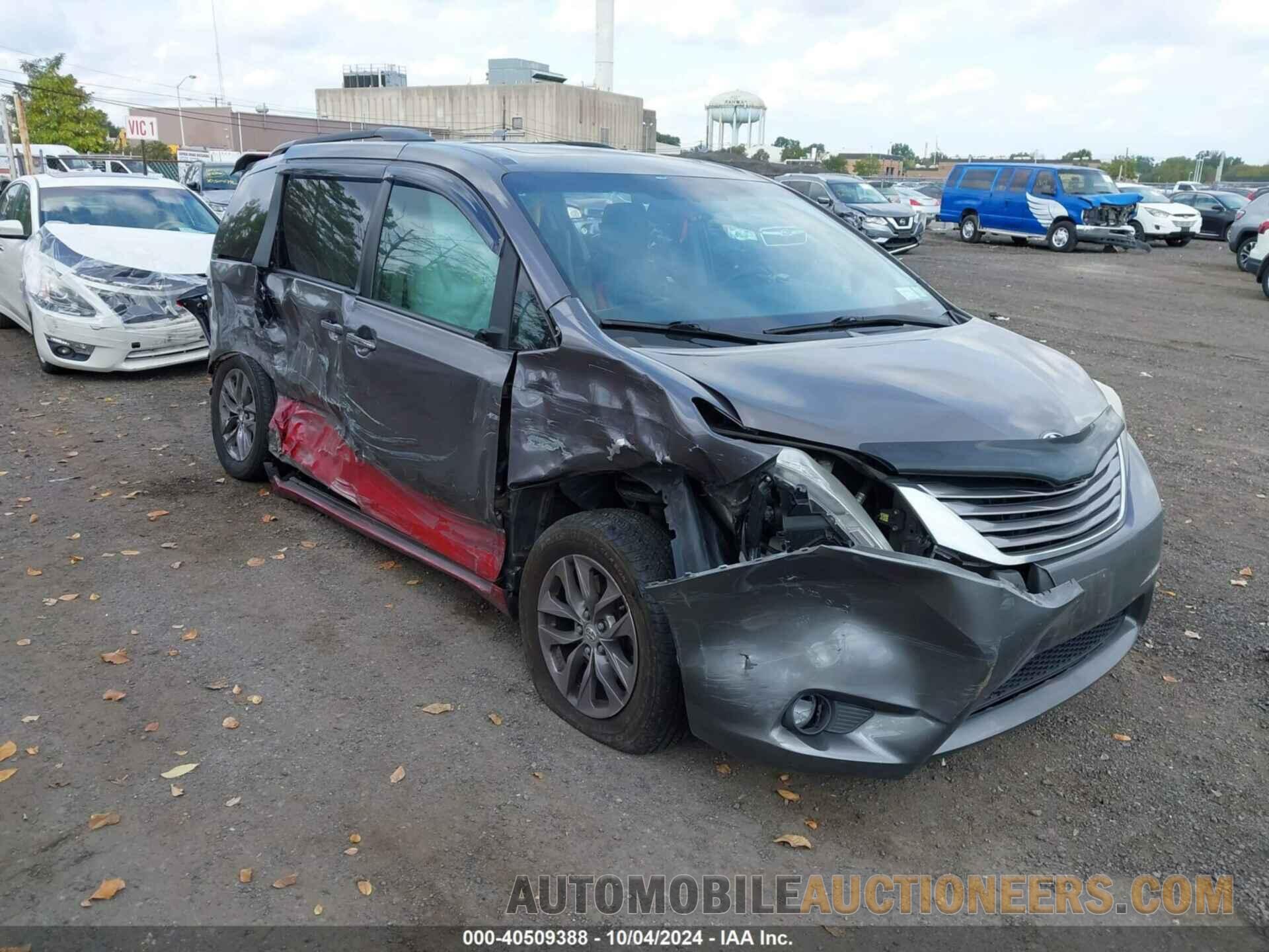 5TDYZ3DC6HS820168 TOYOTA SIENNA 2017