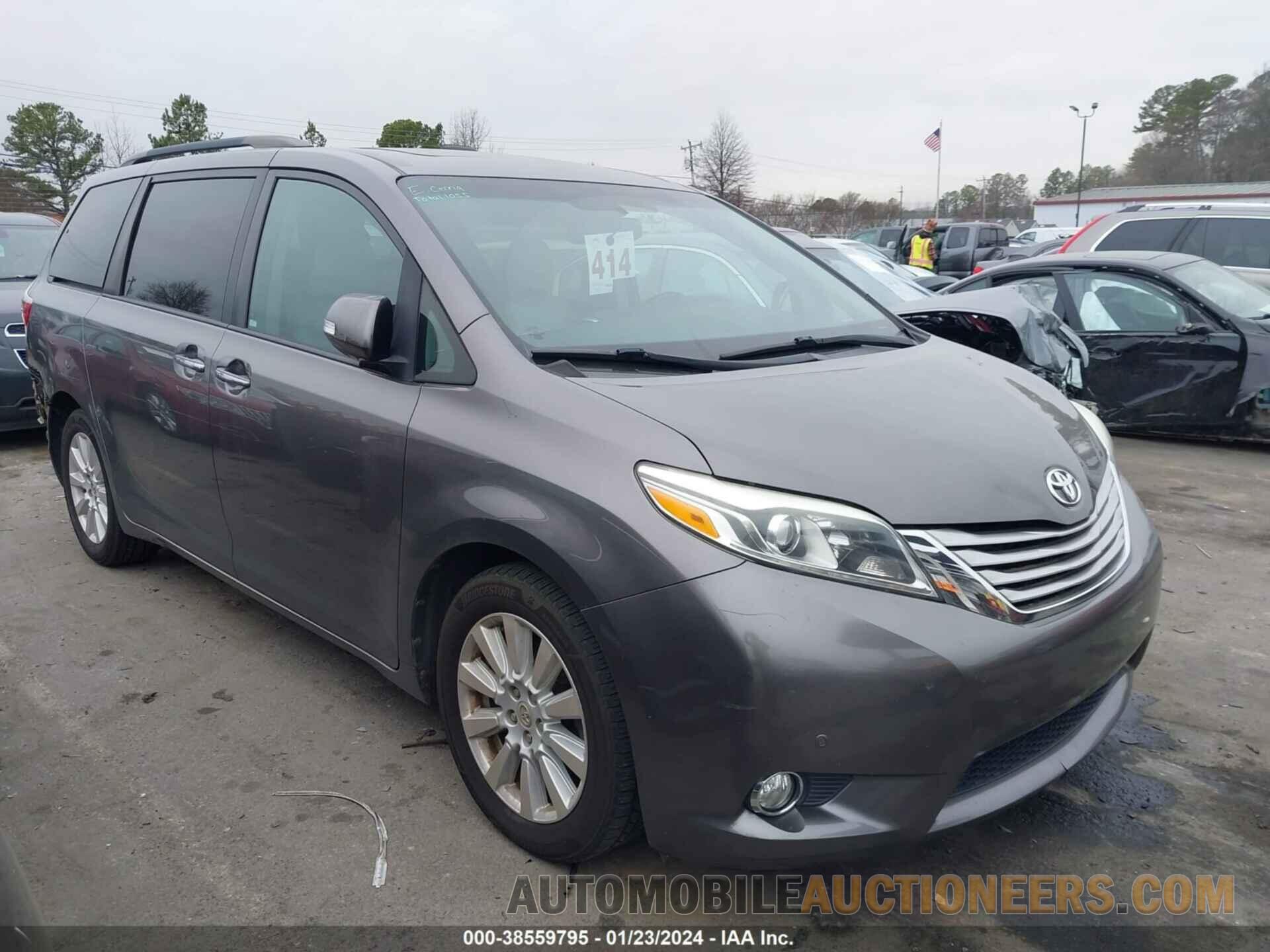 5TDYZ3DC6HS848231 TOYOTA SIENNA 2017