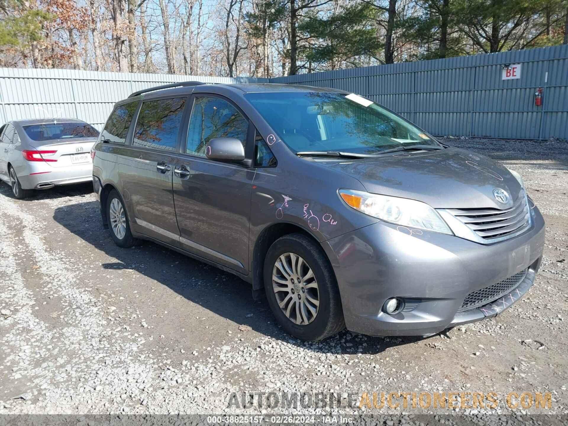 5TDYZ3DC6HS876465 TOYOTA SIENNA 2017