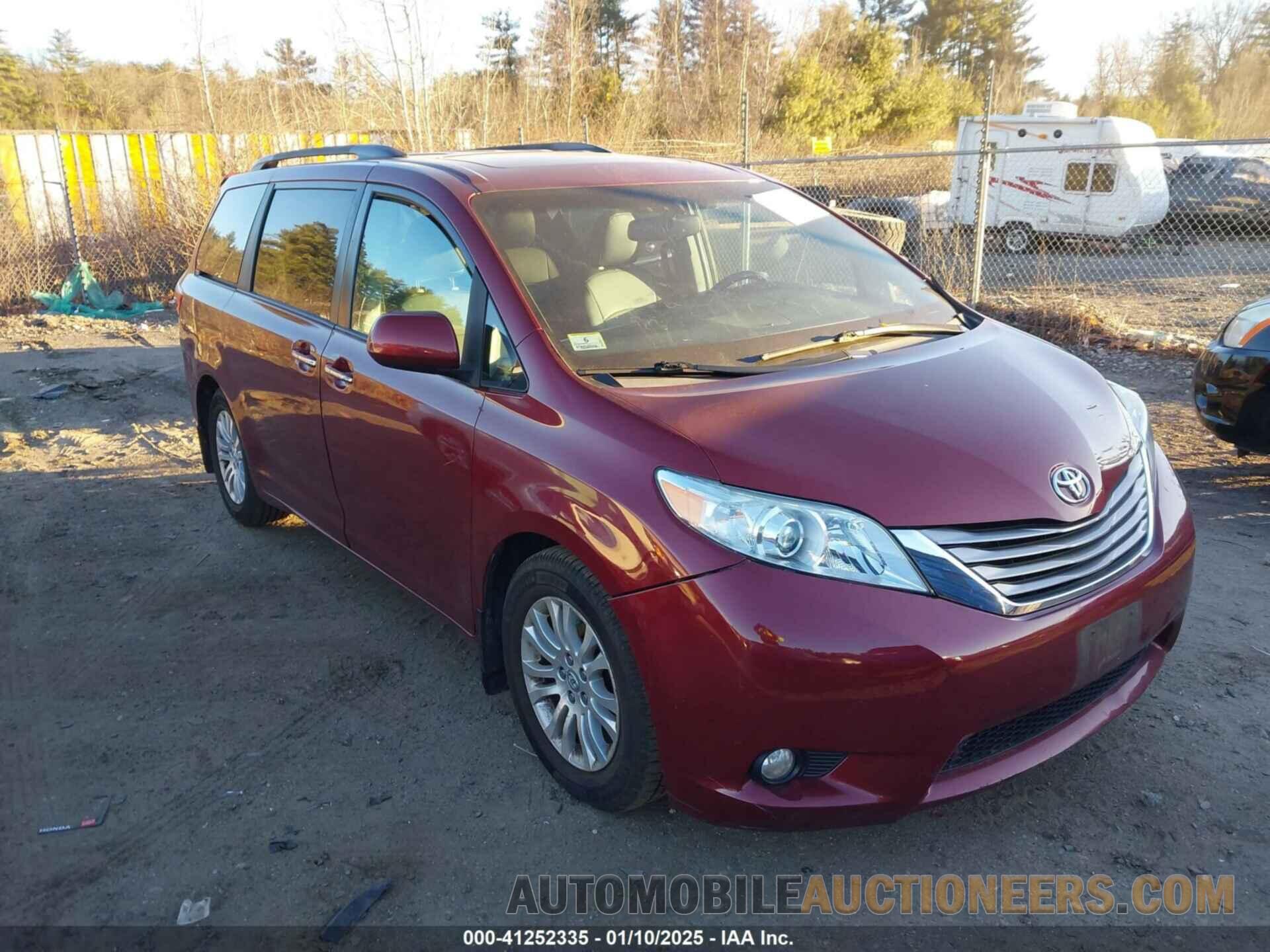 5TDYZ3DC6HS878474 TOYOTA SIENNA 2017