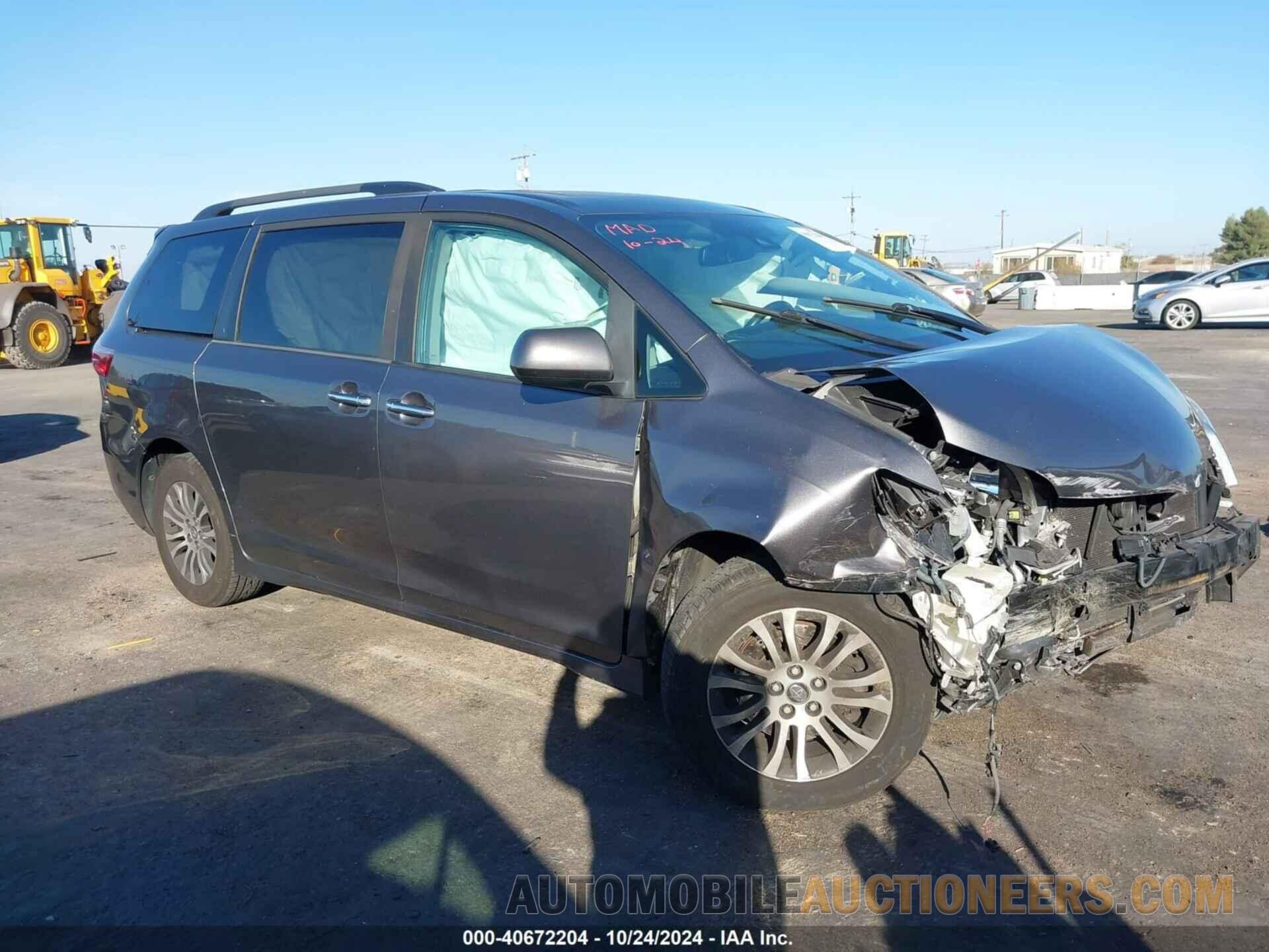 5TDYZ3DC6JS940168 TOYOTA SIENNA 2018