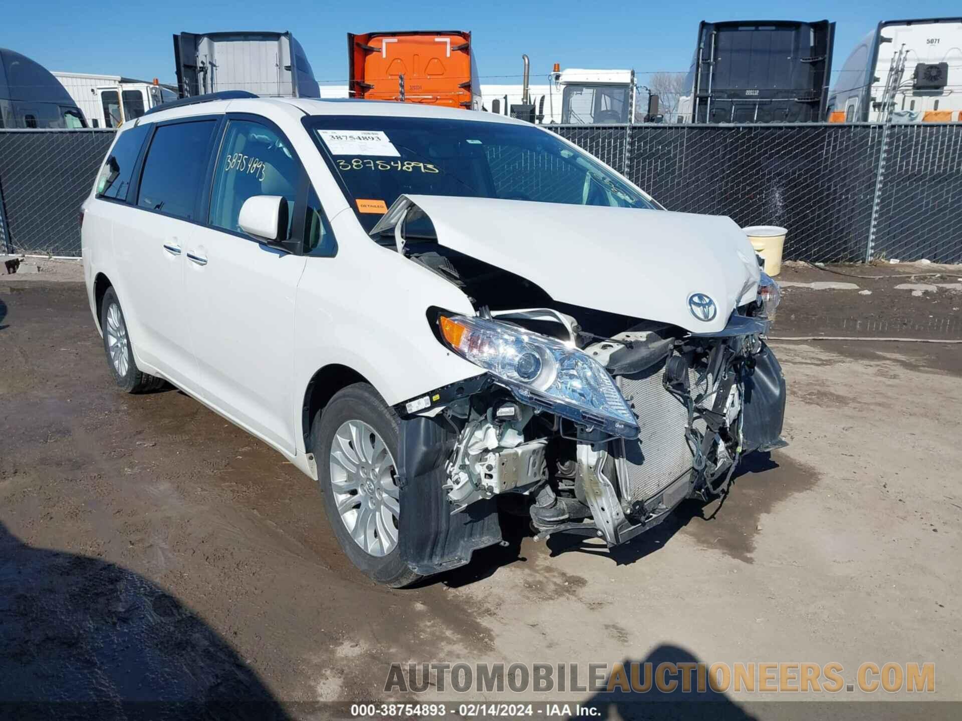 5TDYZ3DC7HS791473 TOYOTA SIENNA 2017