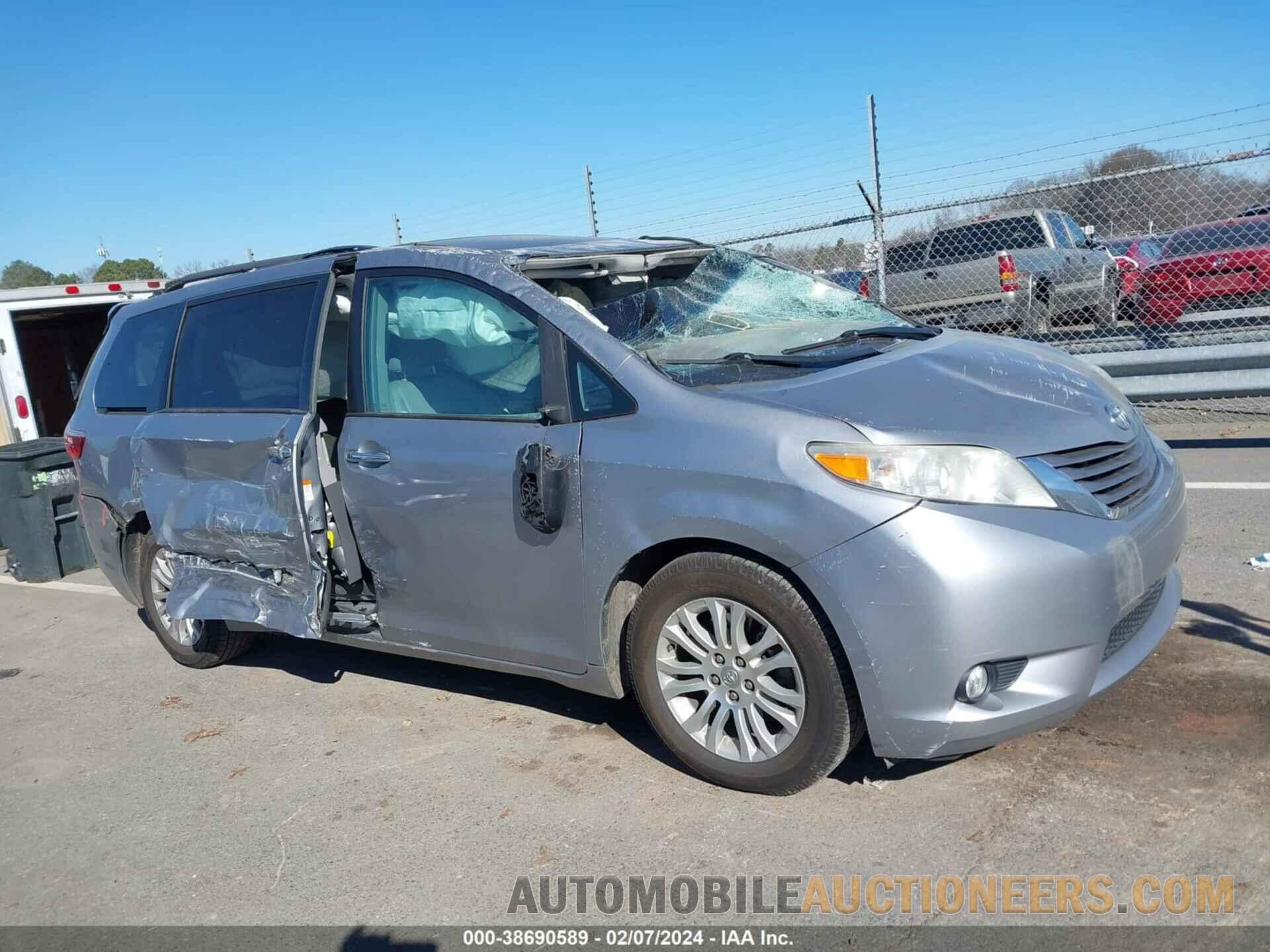 5TDYZ3DC7HS814654 TOYOTA SIENNA 2017