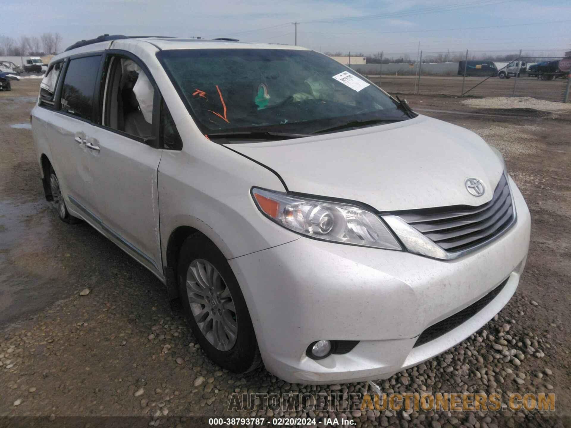 5TDYZ3DC7HS840106 TOYOTA SIENNA 2017