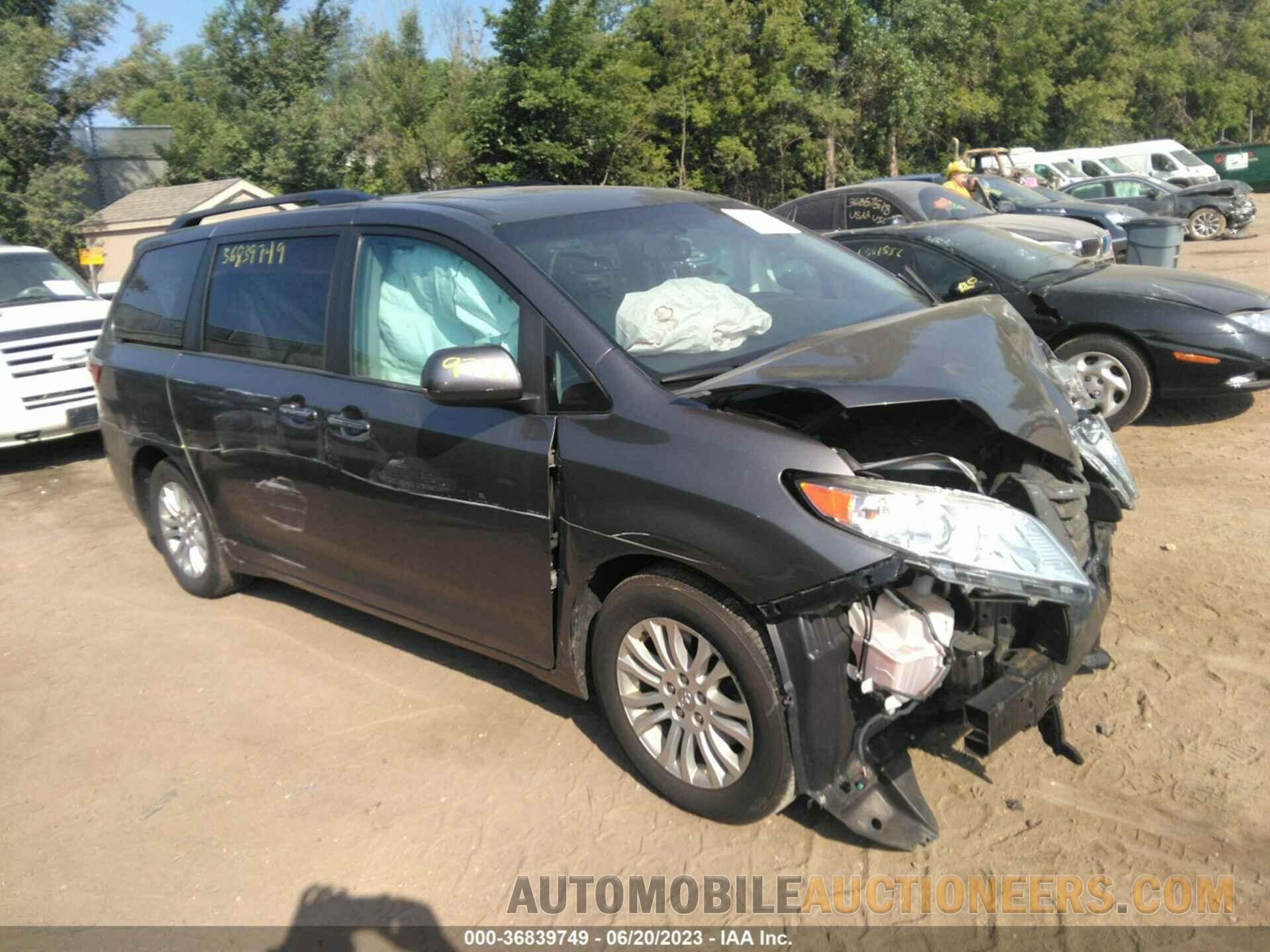 5TDYZ3DC7HS847752 TOYOTA SIENNA 2017