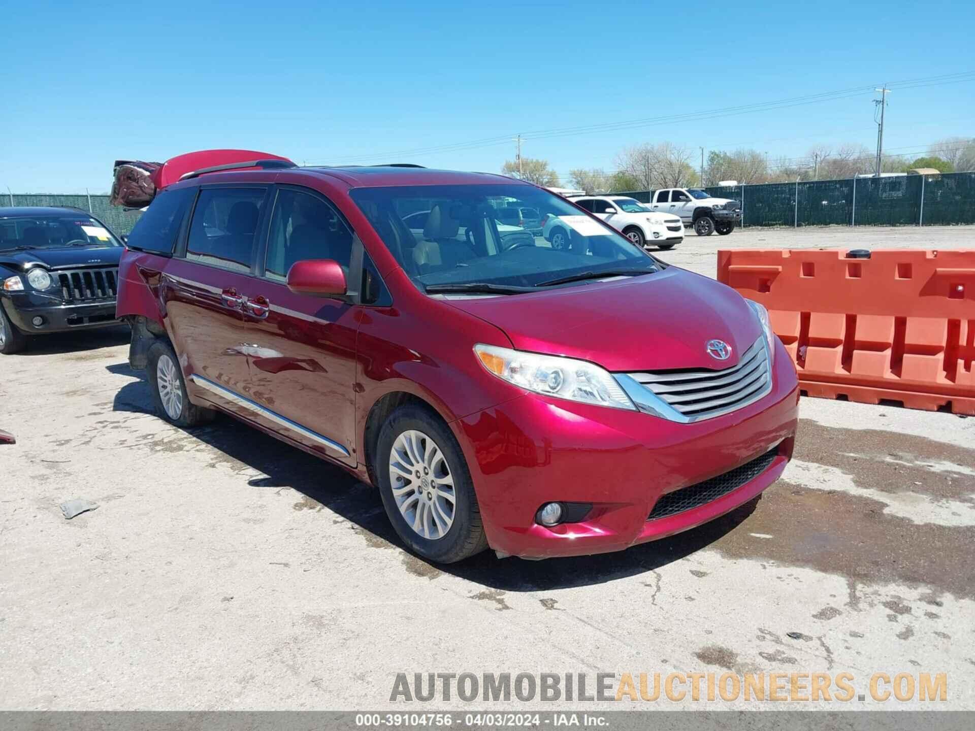 5TDYZ3DC8HS785424 TOYOTA SIENNA 2017