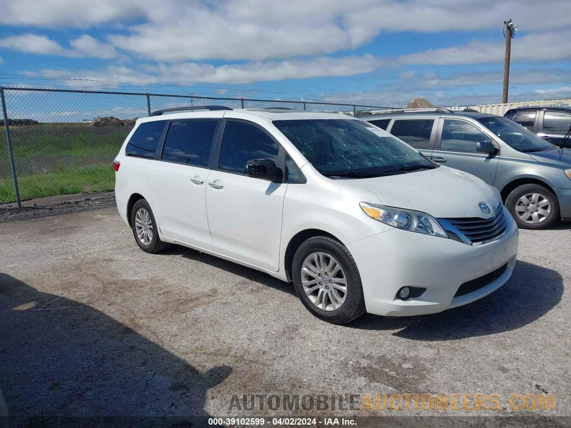 5TDYZ3DC8HS816137 TOYOTA SIENNA 2017