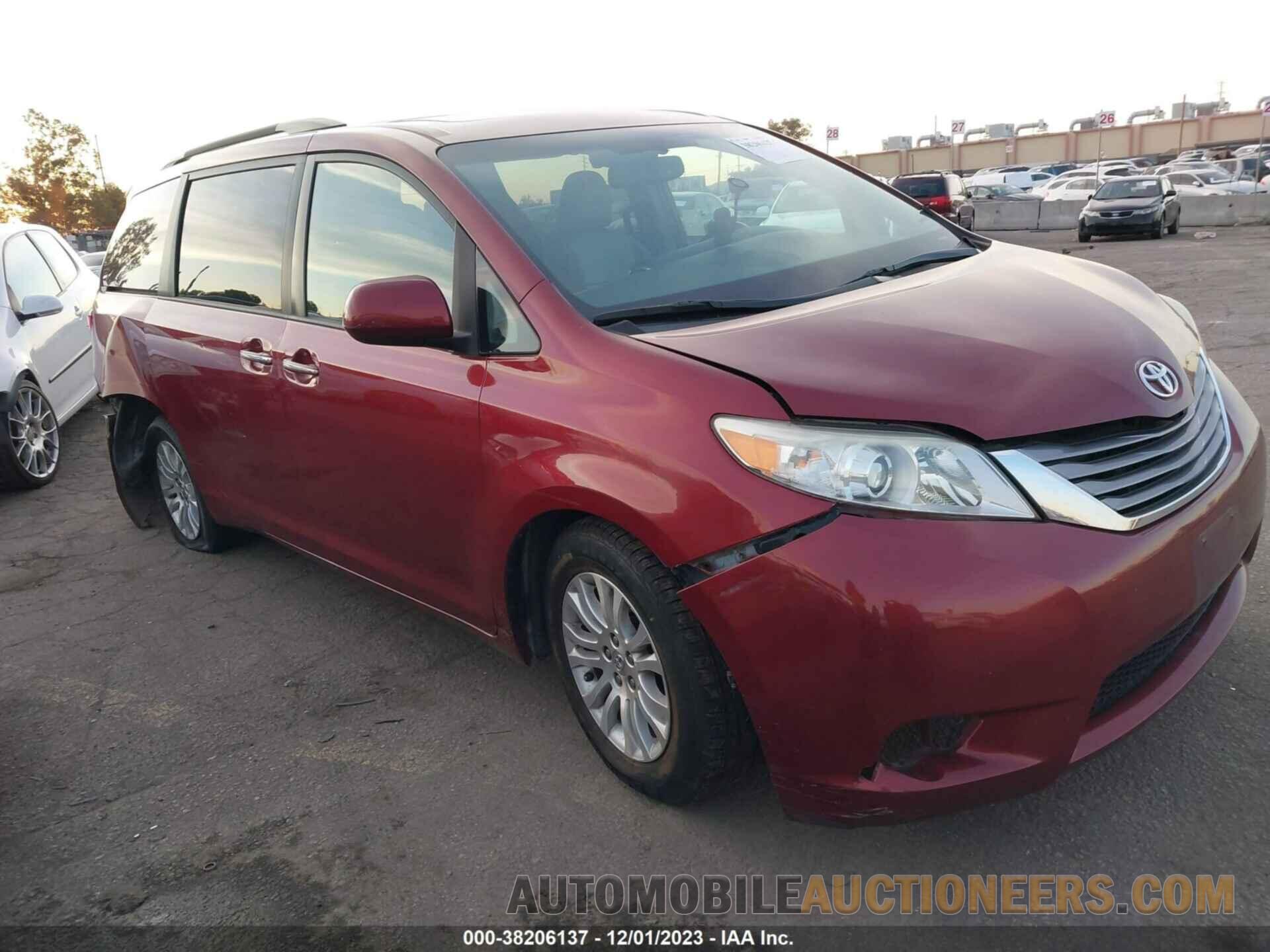 5TDYZ3DC9HS772343 TOYOTA SIENNA 2017