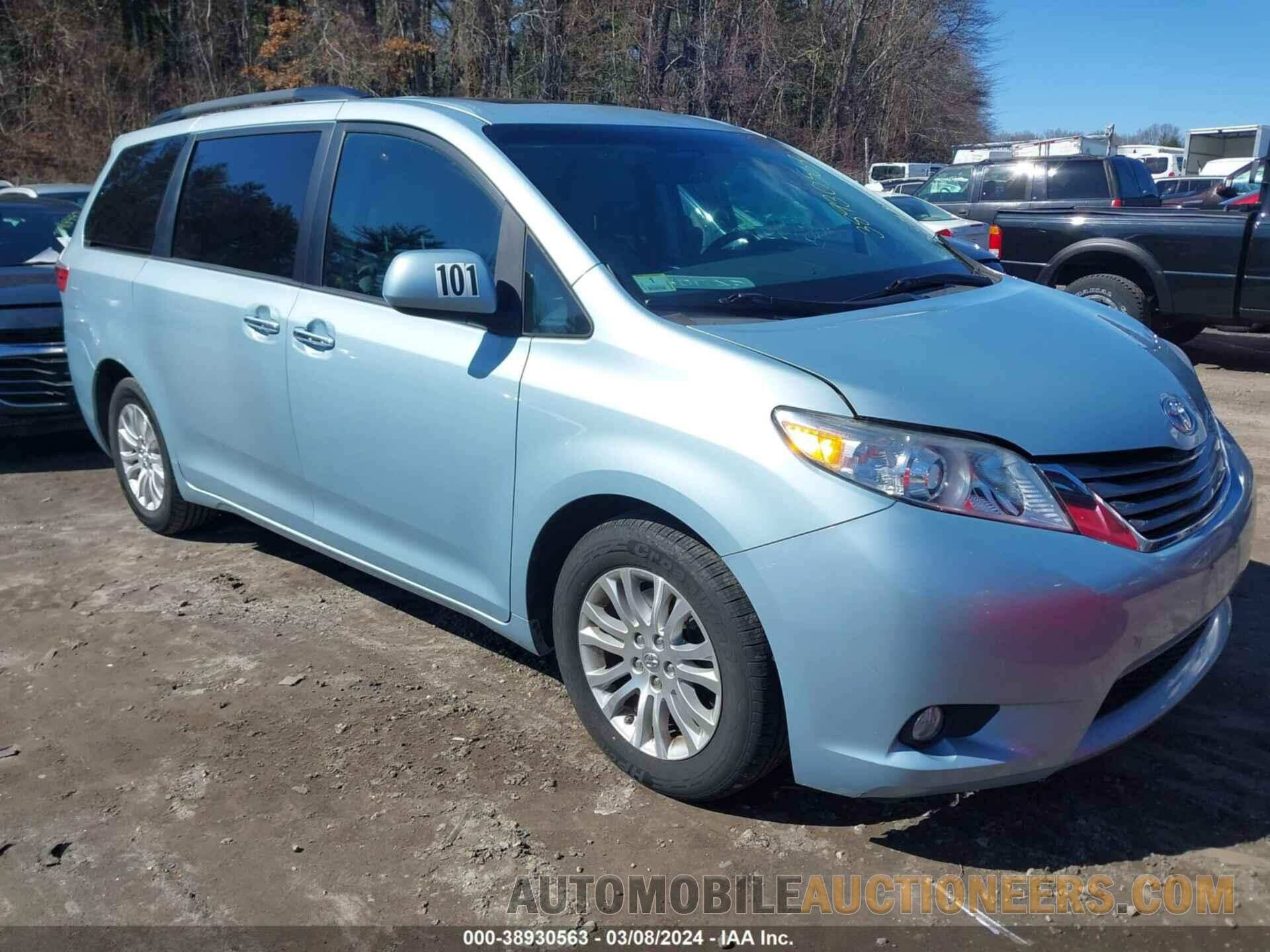 5TDYZ3DC9HS885323 TOYOTA SIENNA 2017