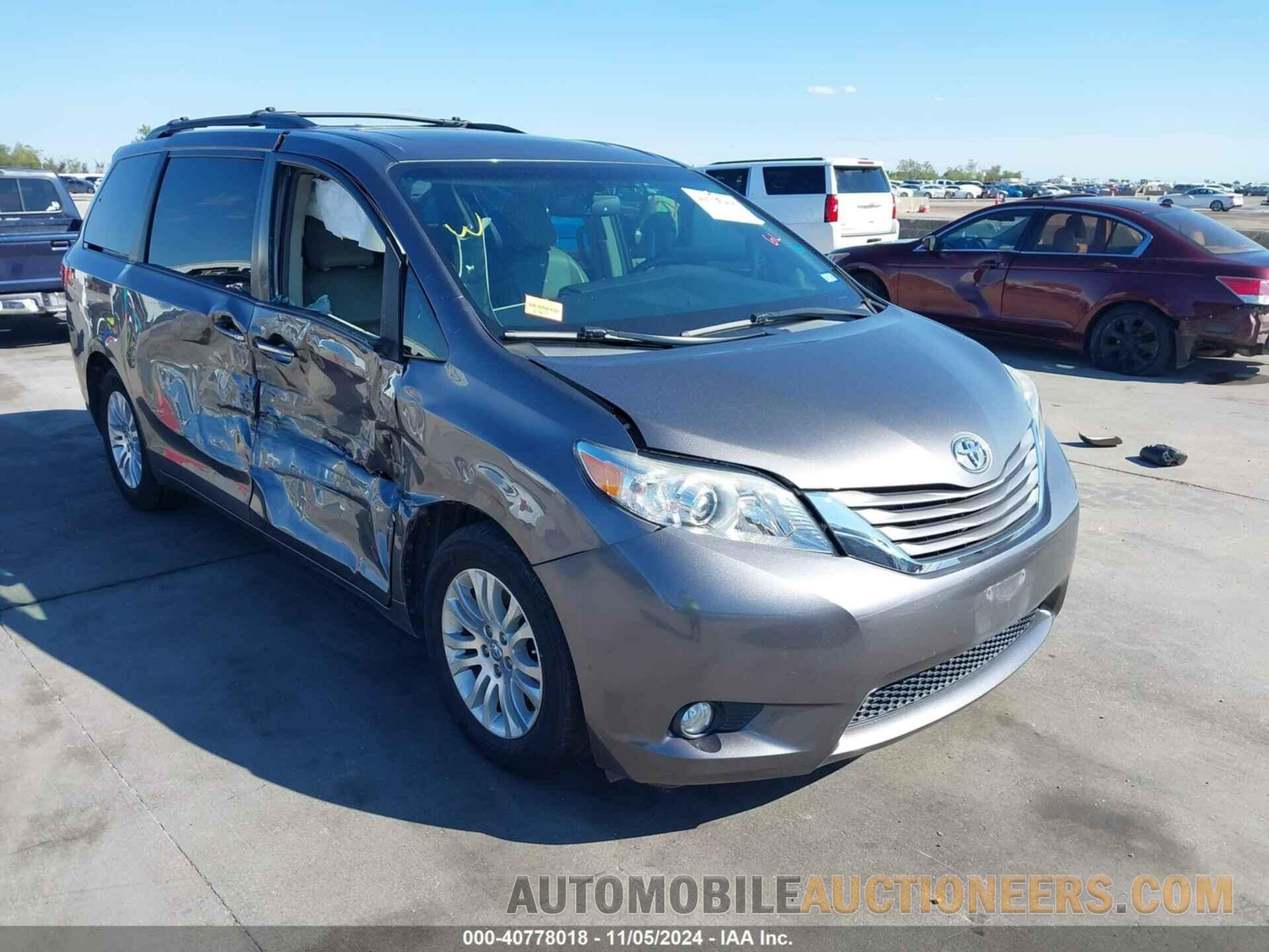 5TDYZ3DC9HS886455 TOYOTA SIENNA 2017