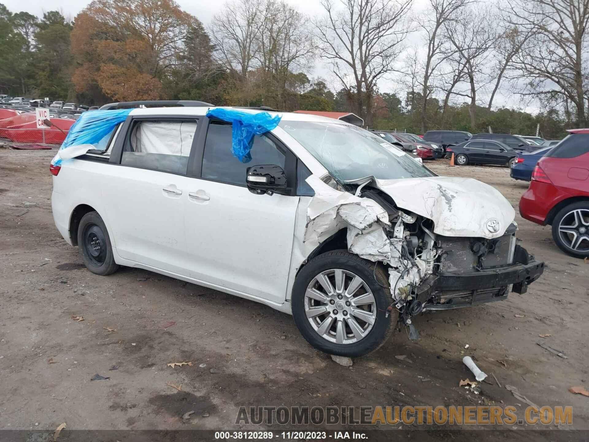 5TDYZ3DCXHS778166 TOYOTA SIENNA 2017