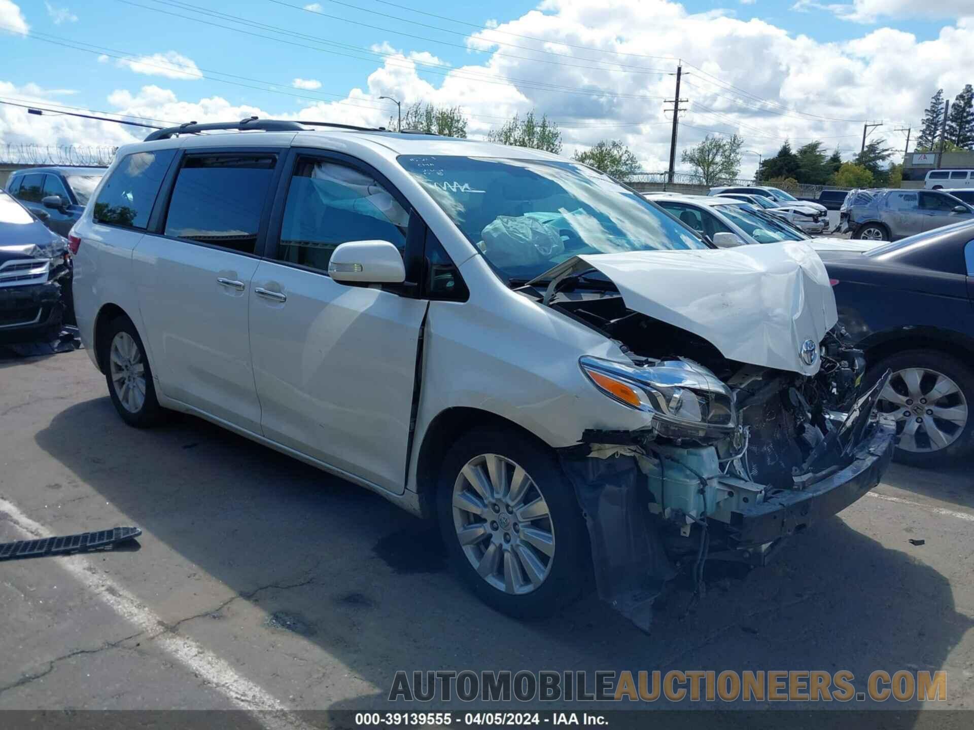 5TDYZ3DCXHS826328 TOYOTA SIENNA 2017