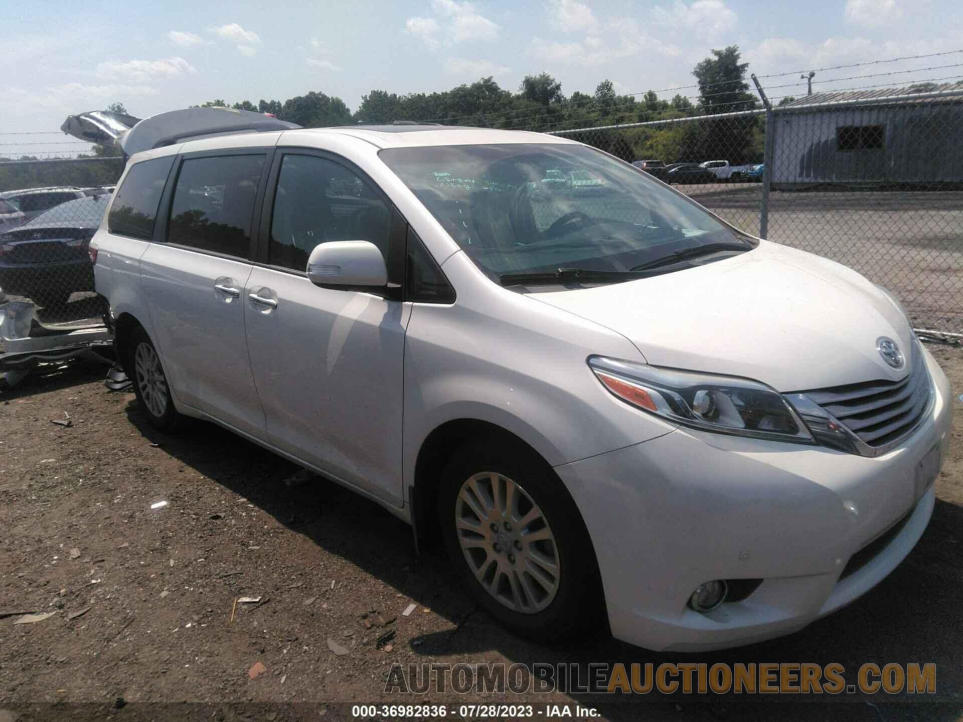 5TDYZ3DCXHS848457 TOYOTA SIENNA 2017