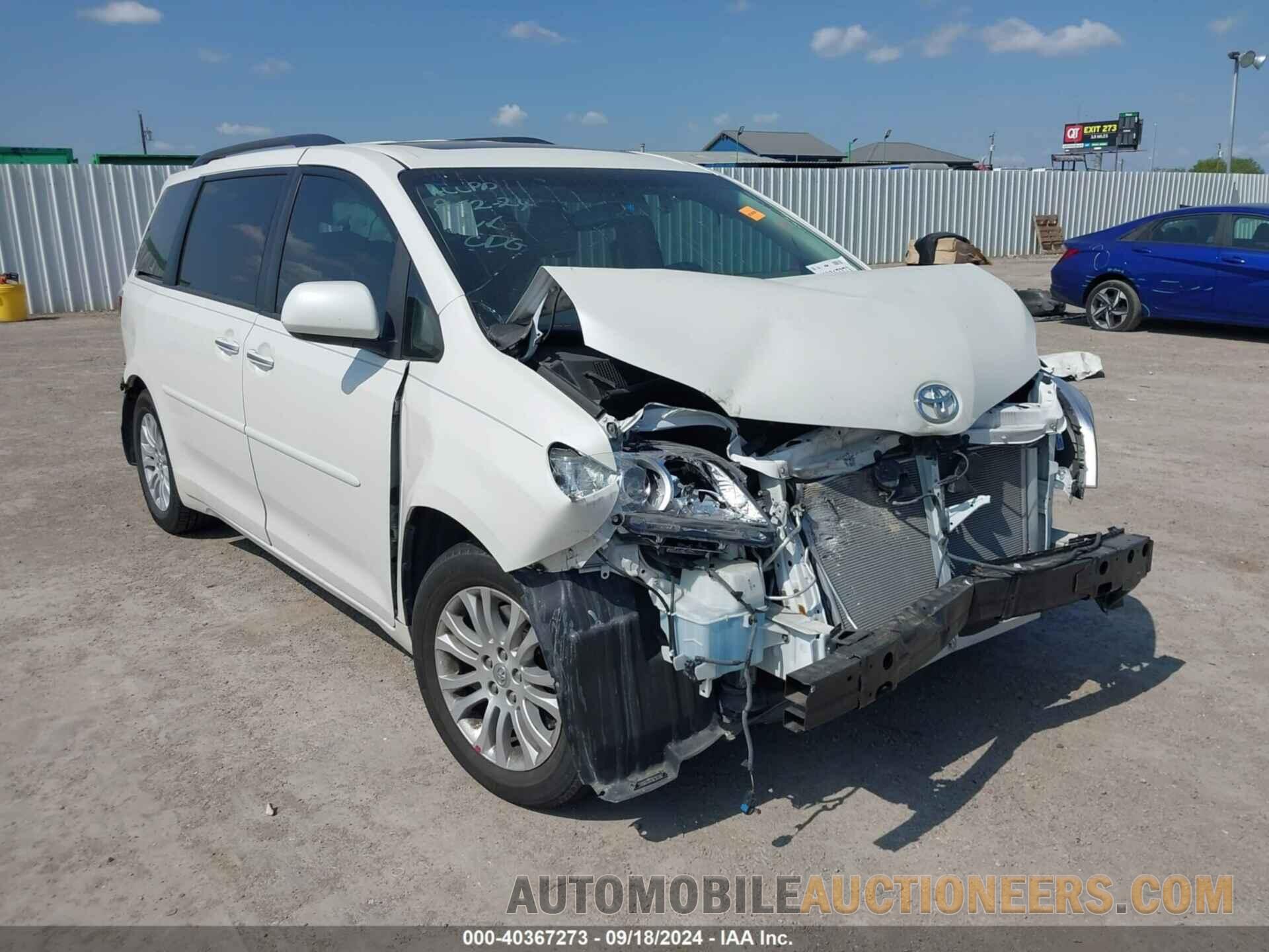 5TDYZ3DCXHS883726 TOYOTA SIENNA 2017